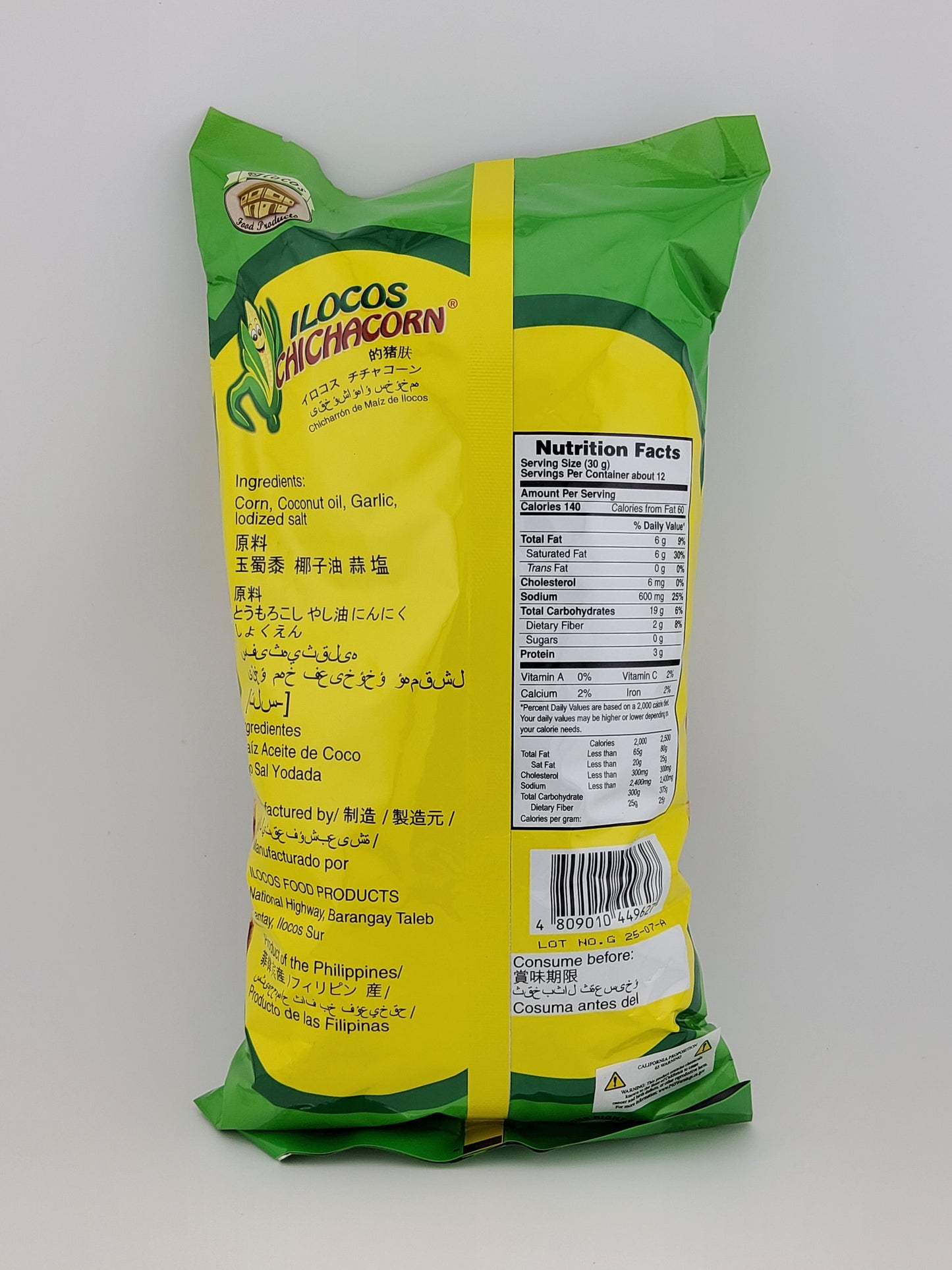 Ilocos Chichacorn Garlic 350g