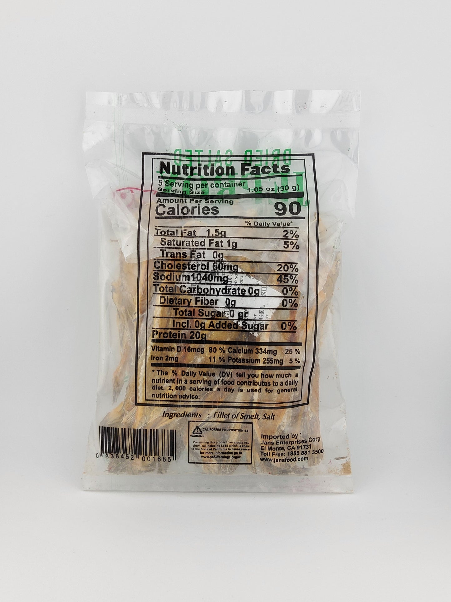 Masarap Dried Salted Jeprox 150 g