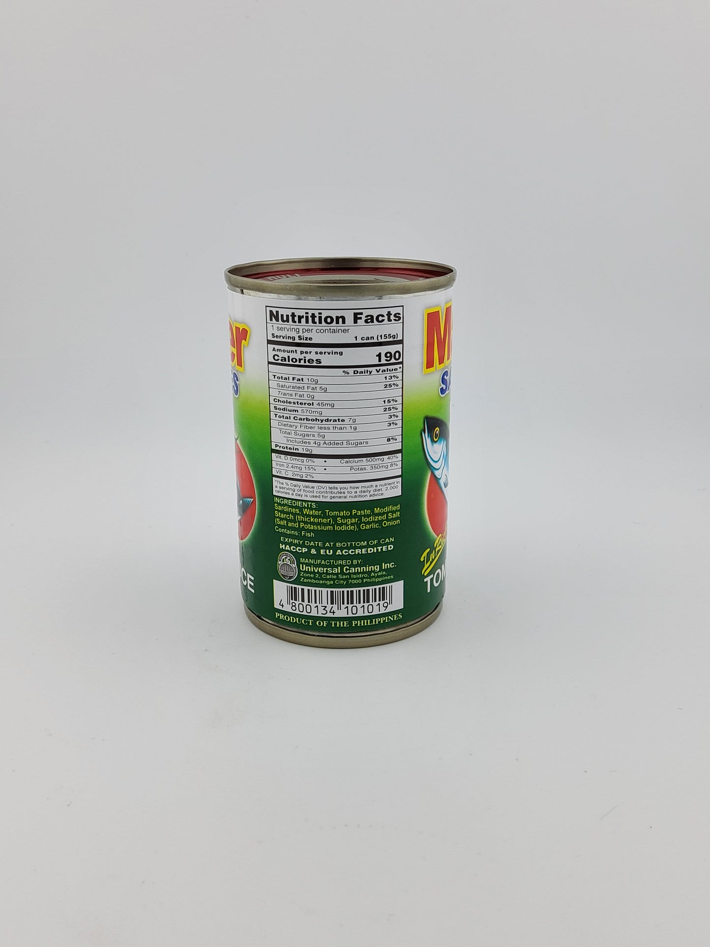 Master Sardines Reg 5.5 oz