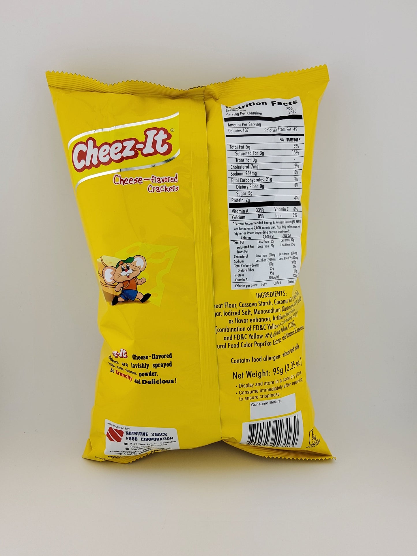Nutri Snack Cheez-It 3.35 oz