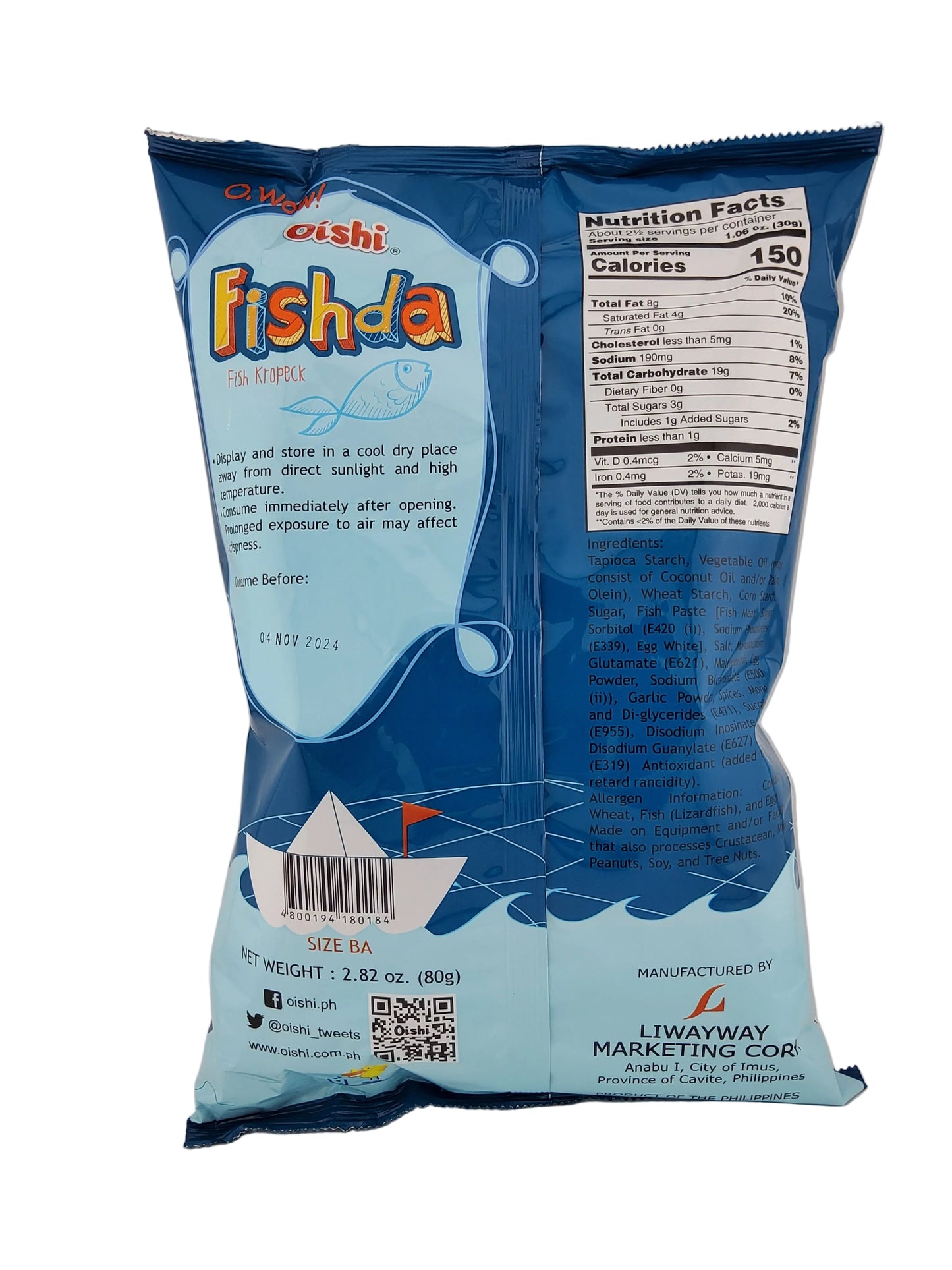 Oishi Fishda 80 g