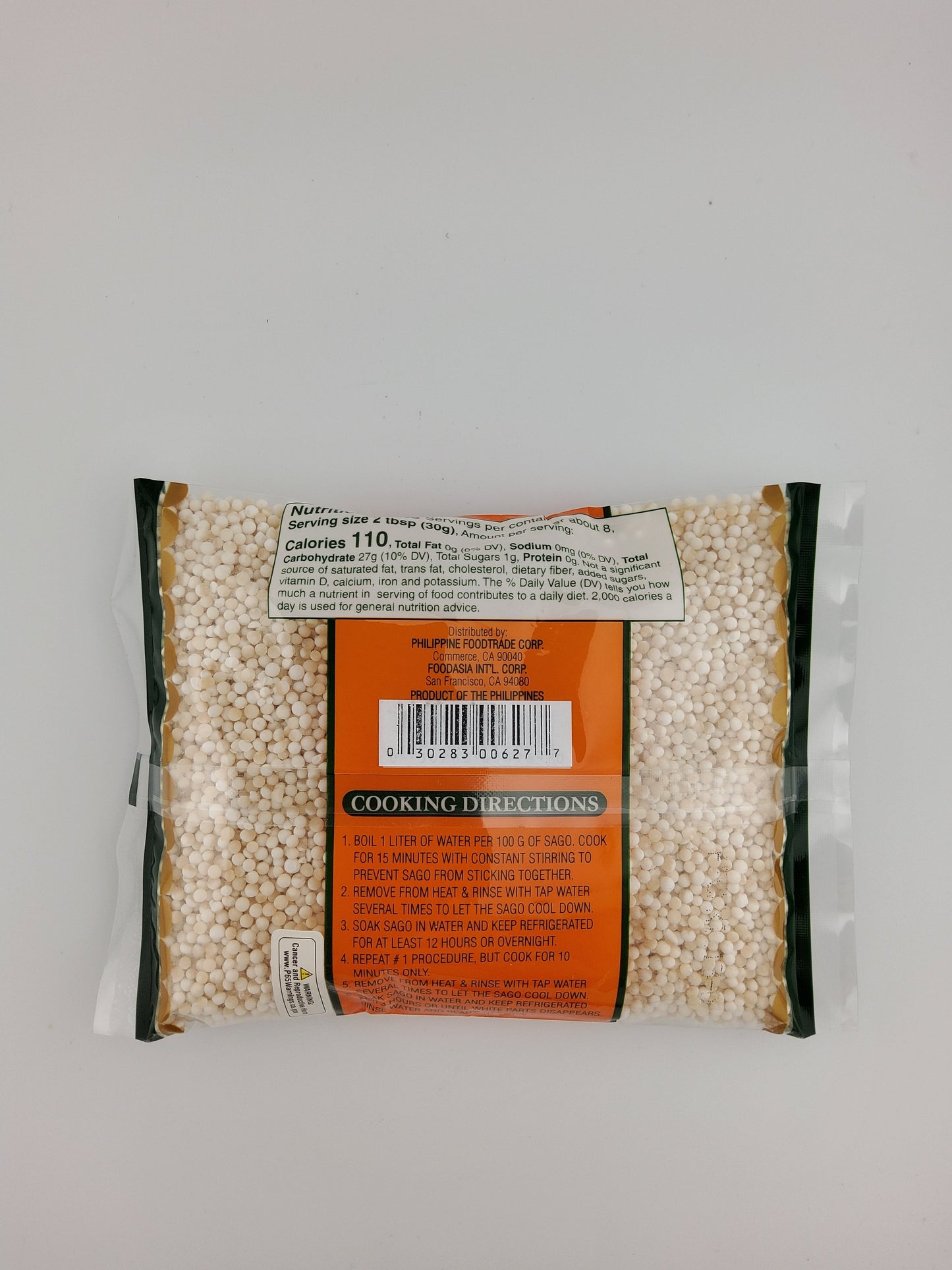 Tropics Tapioca 8 oz SMALL DRY