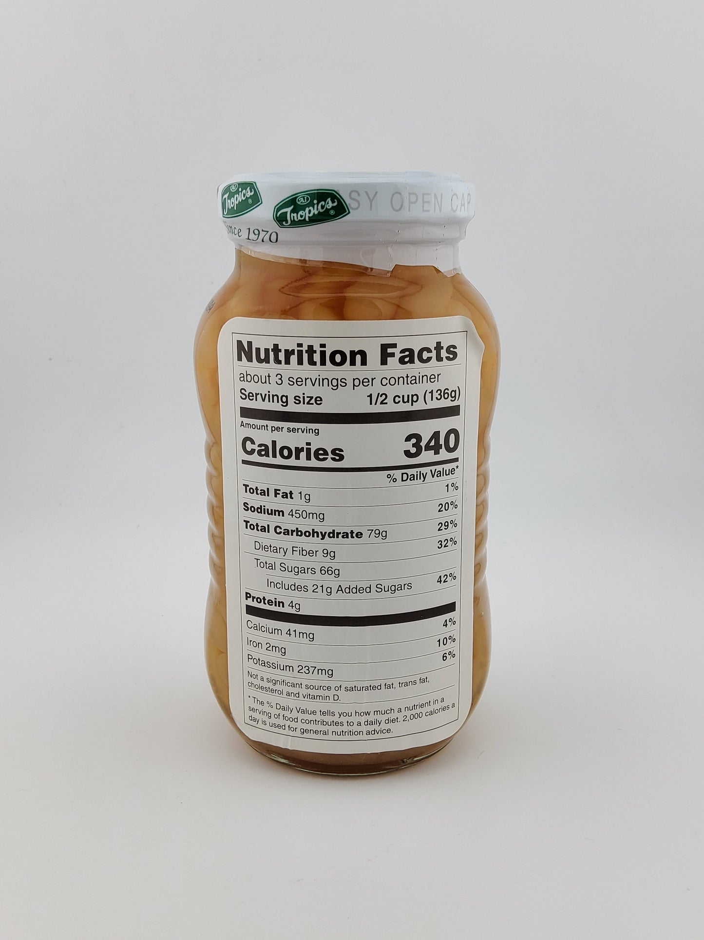 Tropics Sweet White Beans 340 g