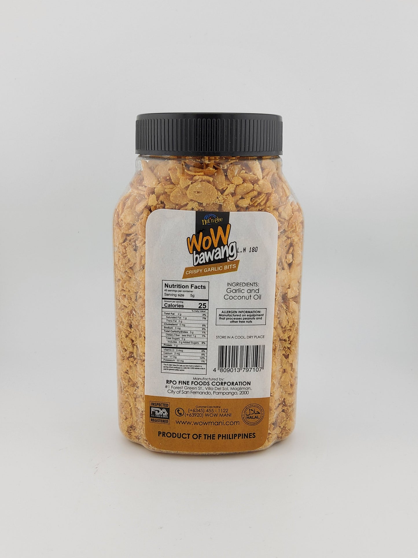 Wow Bawang Crispy Garlic Bits 225 g