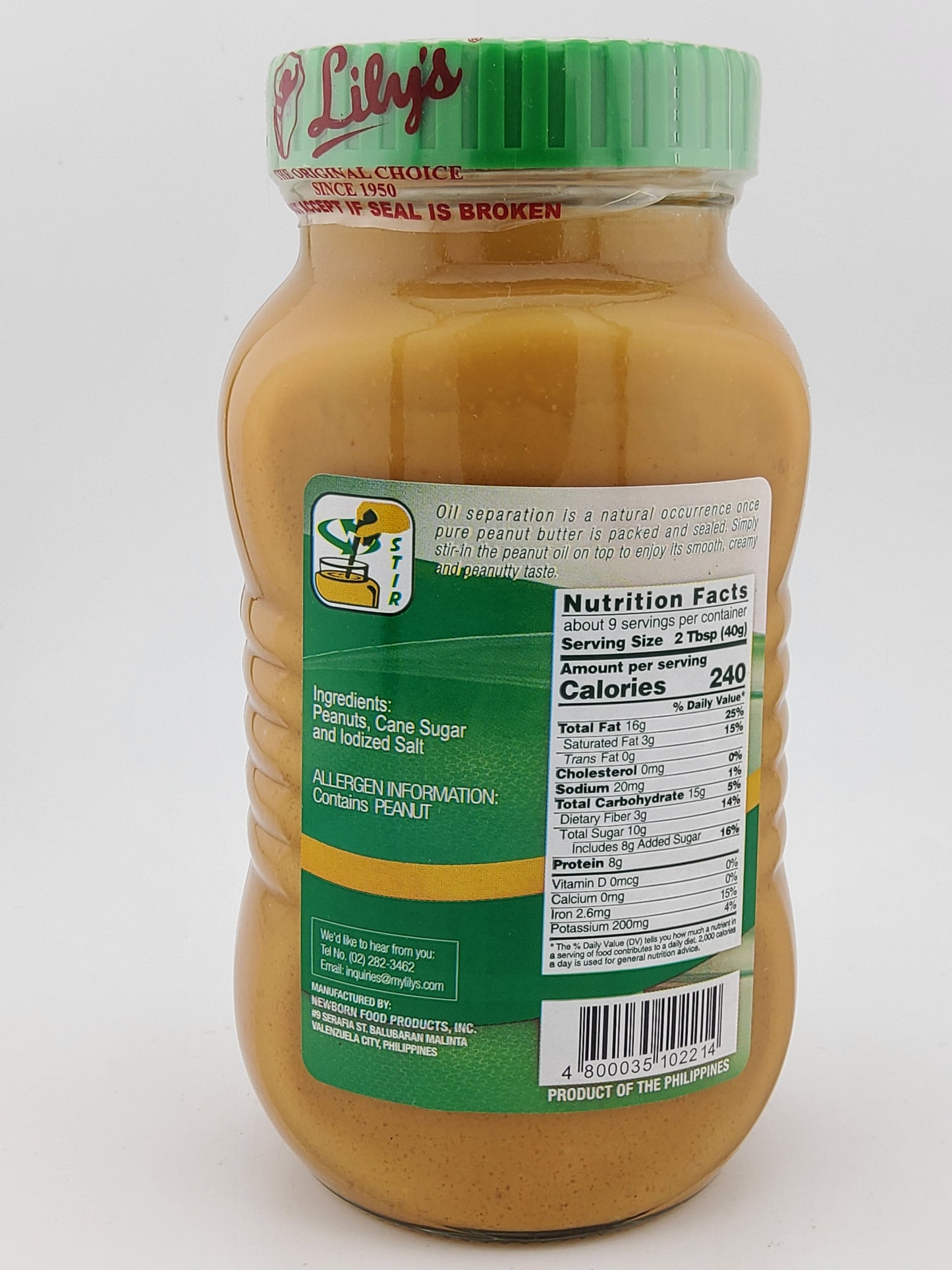 Lily's Peanut Butter 12.84 oz