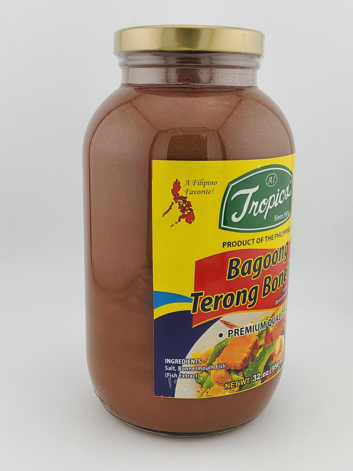 Tropics Bagoong Terong Boneless Jar 950 mL