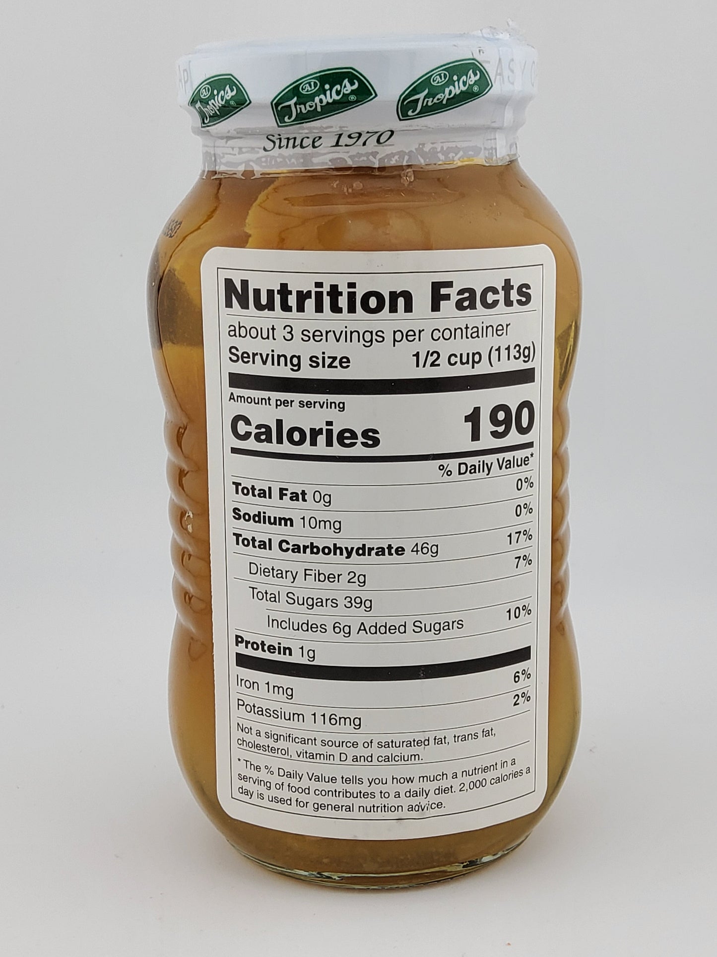 Tropics Banana in Syrup 340 g