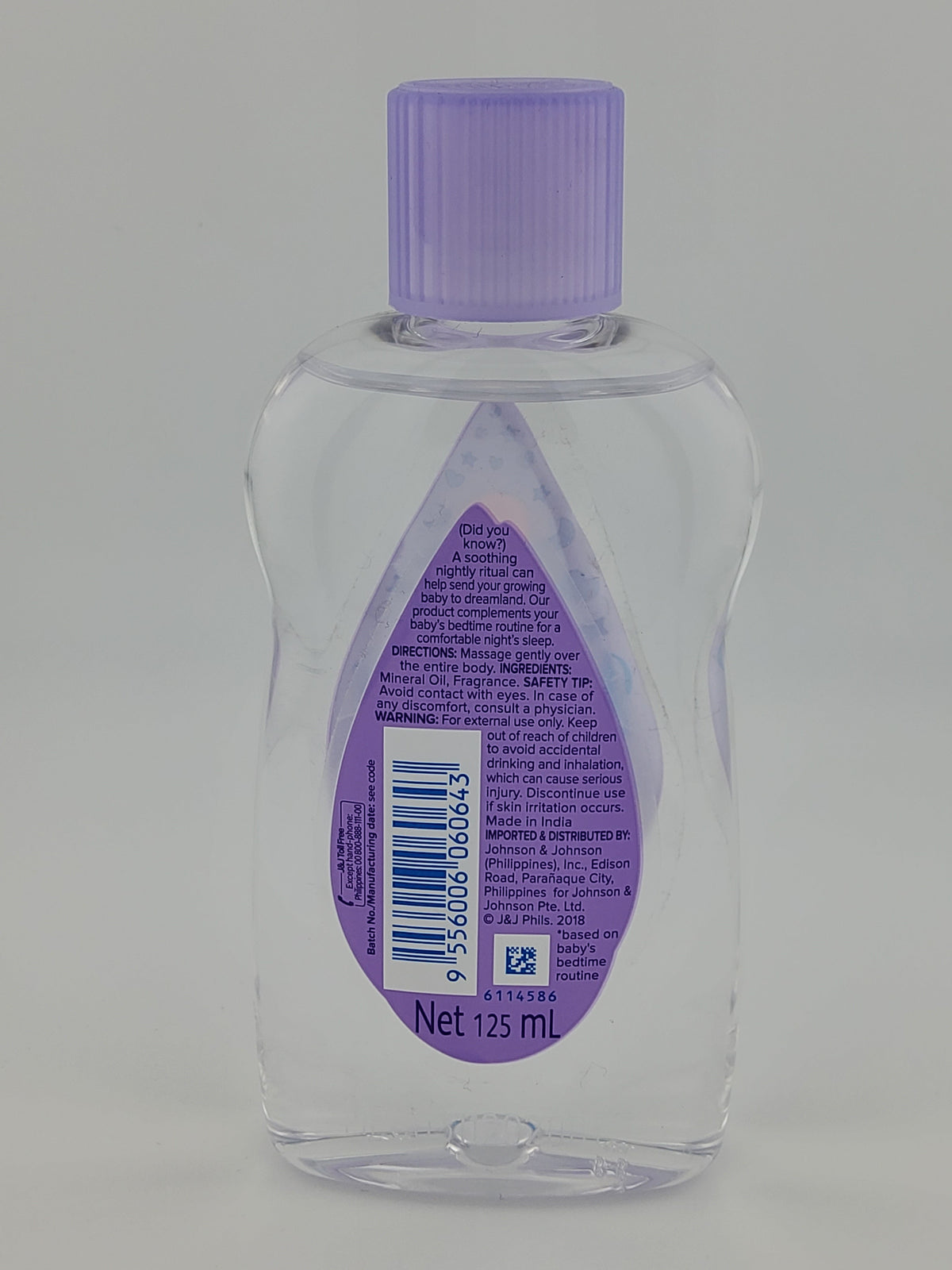 J's Baby Oil Bedtime 125 ml