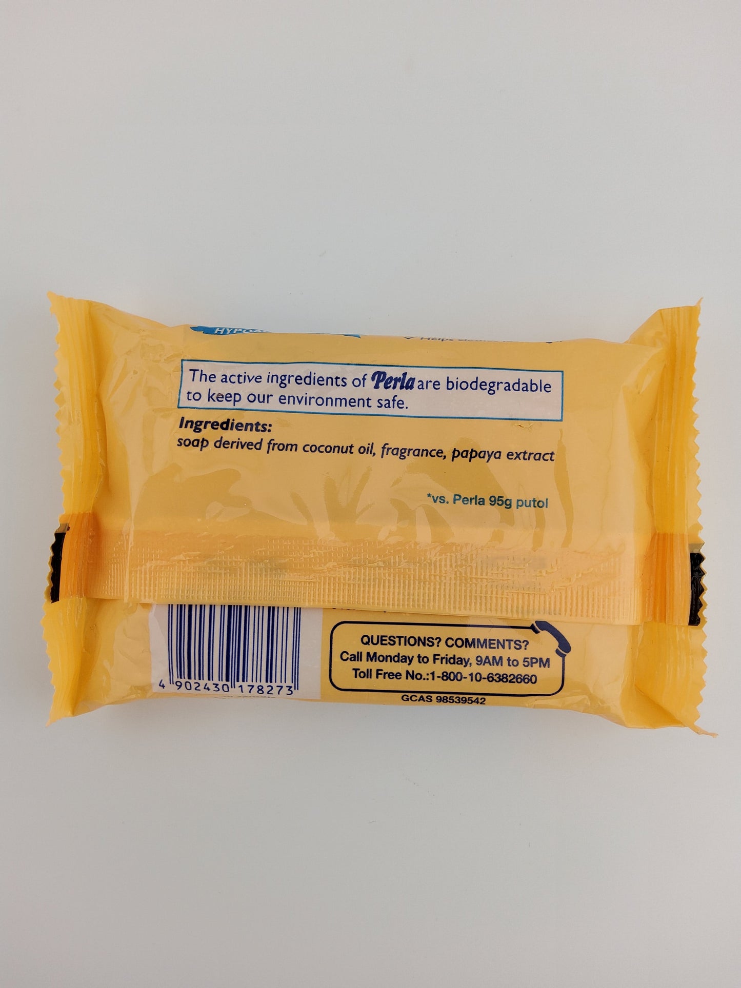 Perla Papaya Laundry Soap 110g
