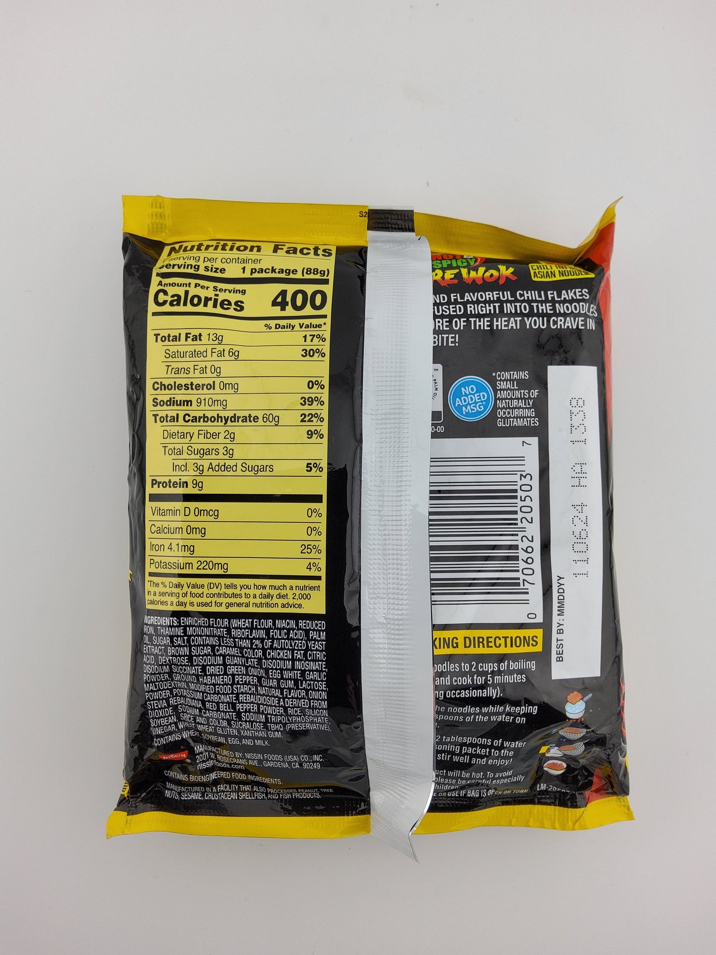 Nissin Hot&Spicy Fire Wok