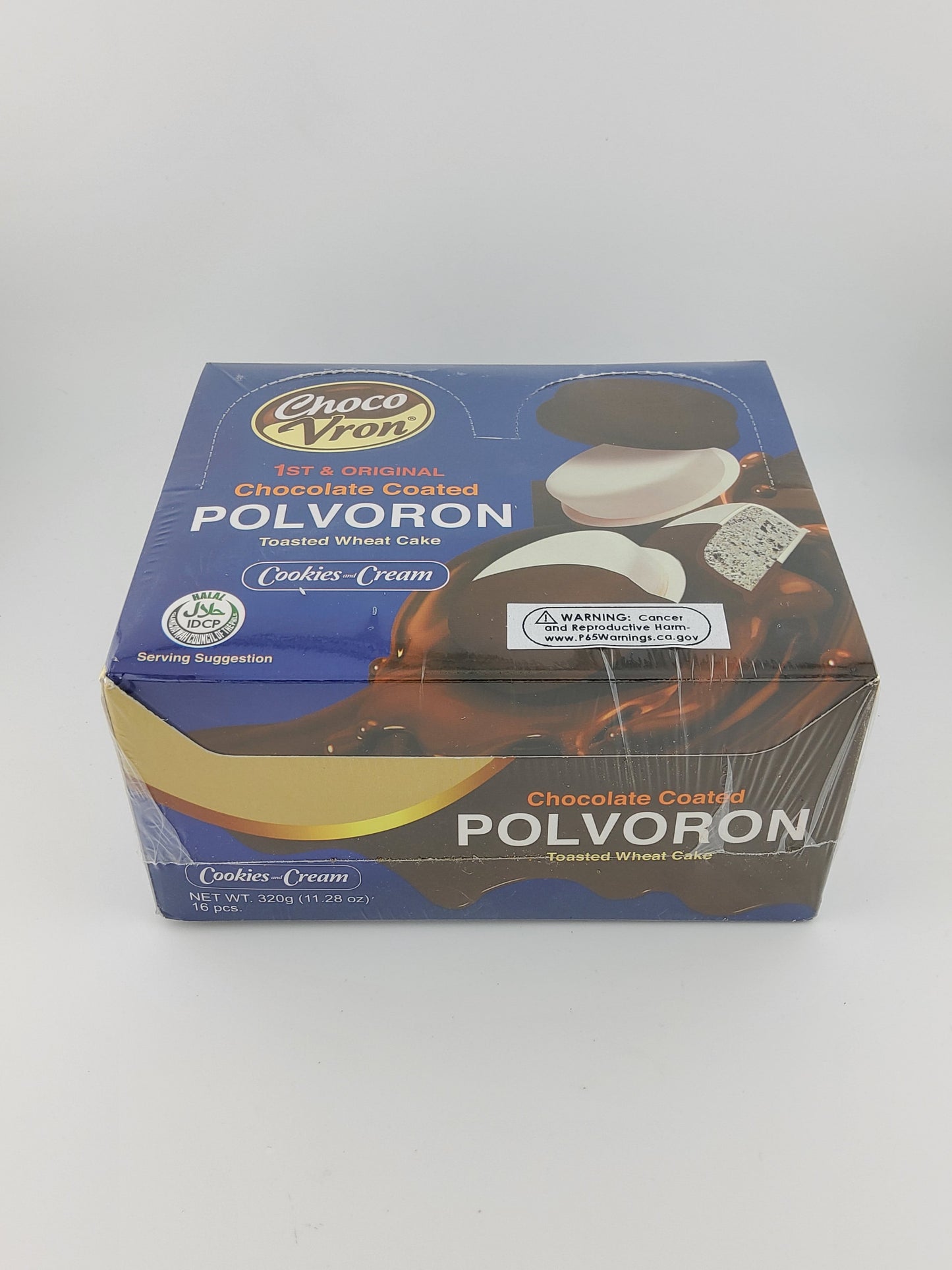 ChocoVron Polvoron Cookies & Cream 320 g 16 pcs