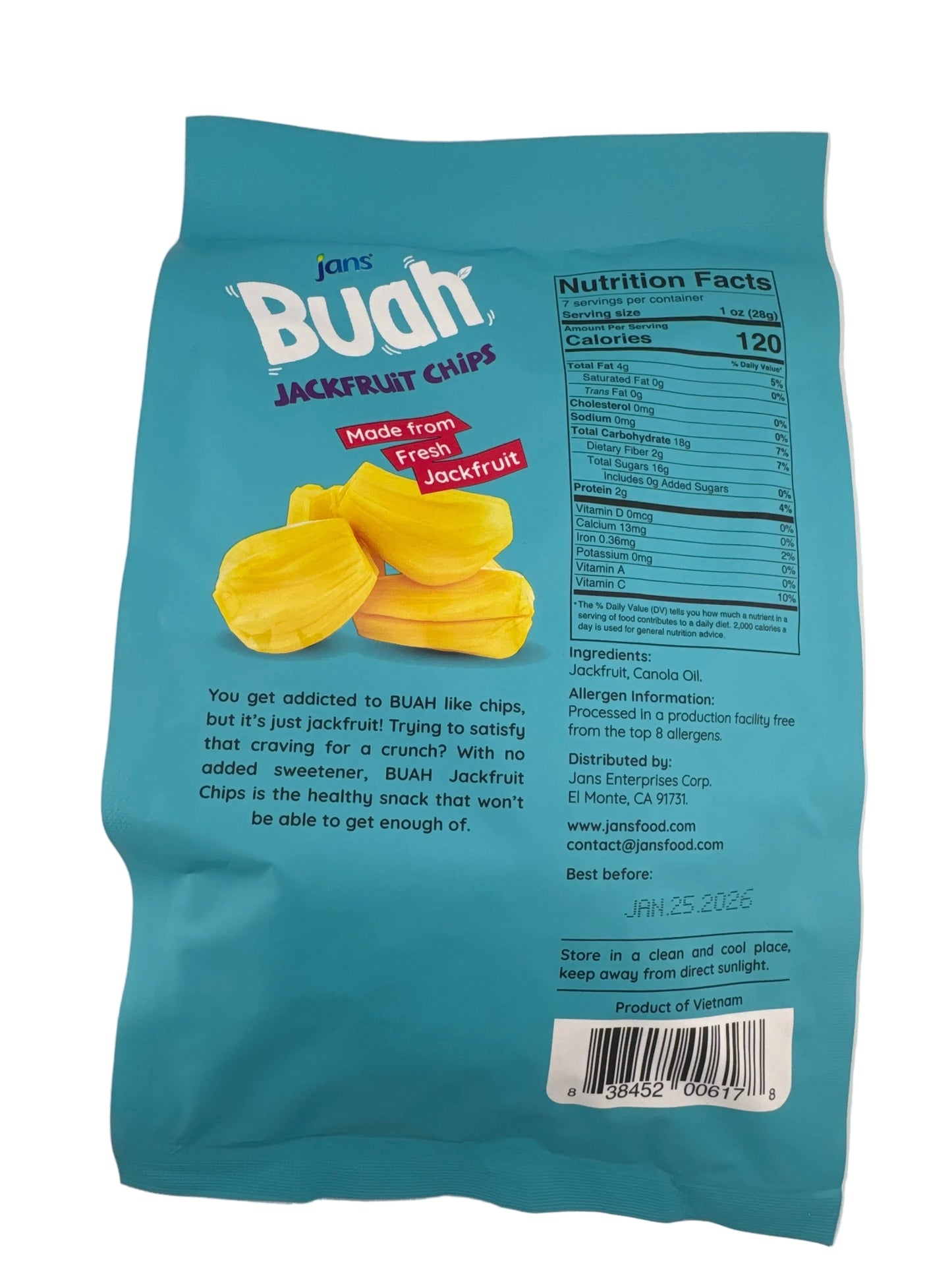 Jans Buah Jackfruit Chips 7.05