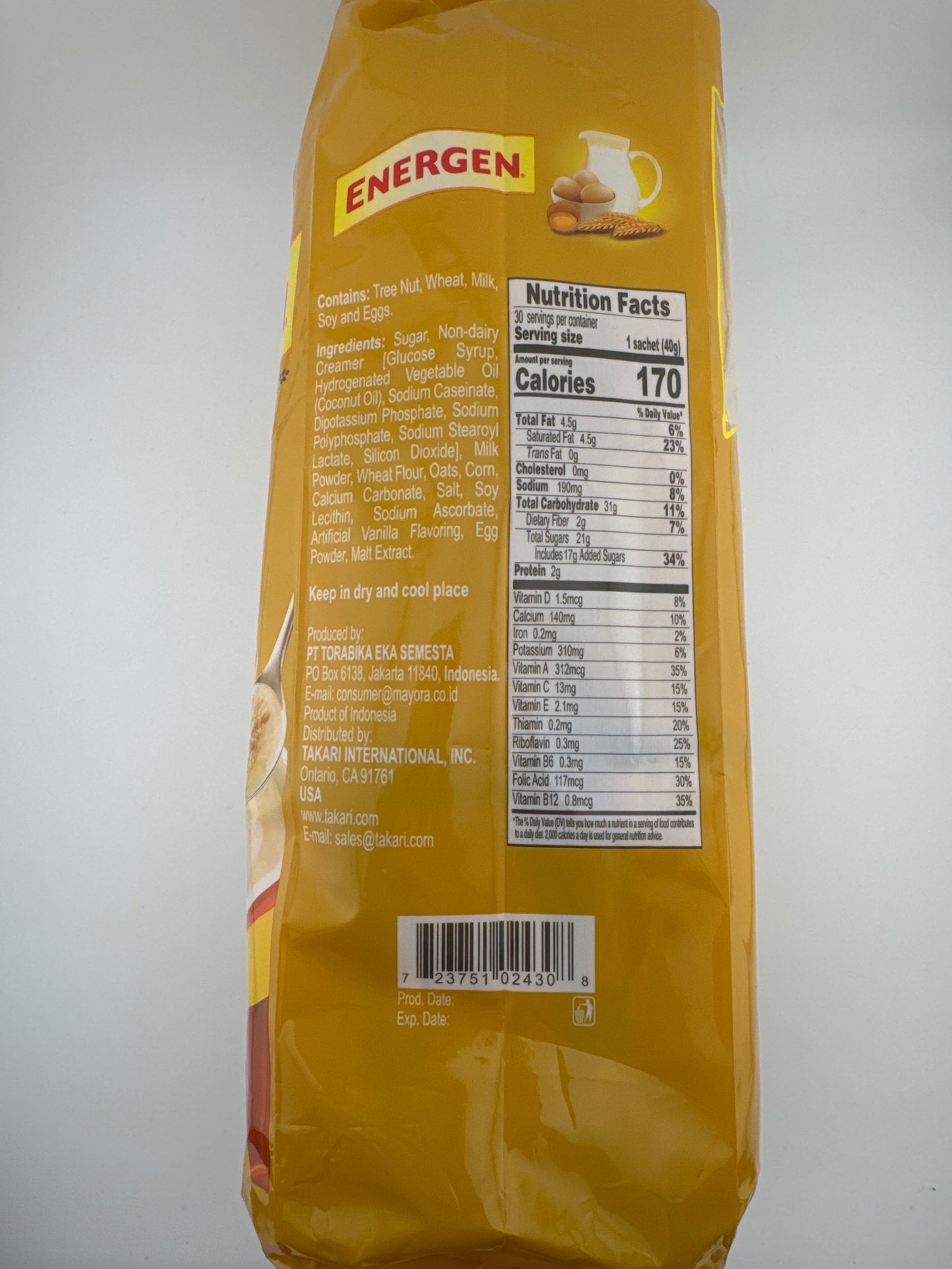 Energen Cereal Vanilla