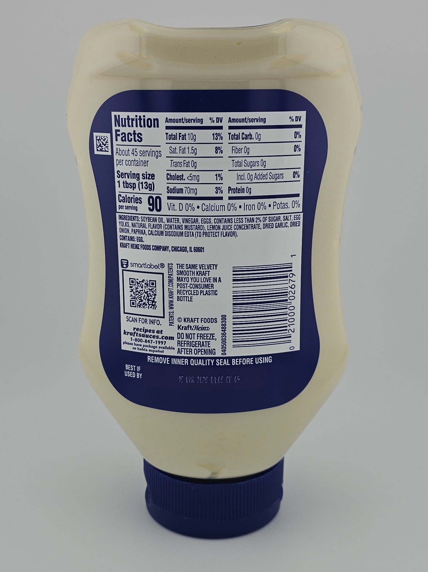 Kraft Real Mayo 22 oz