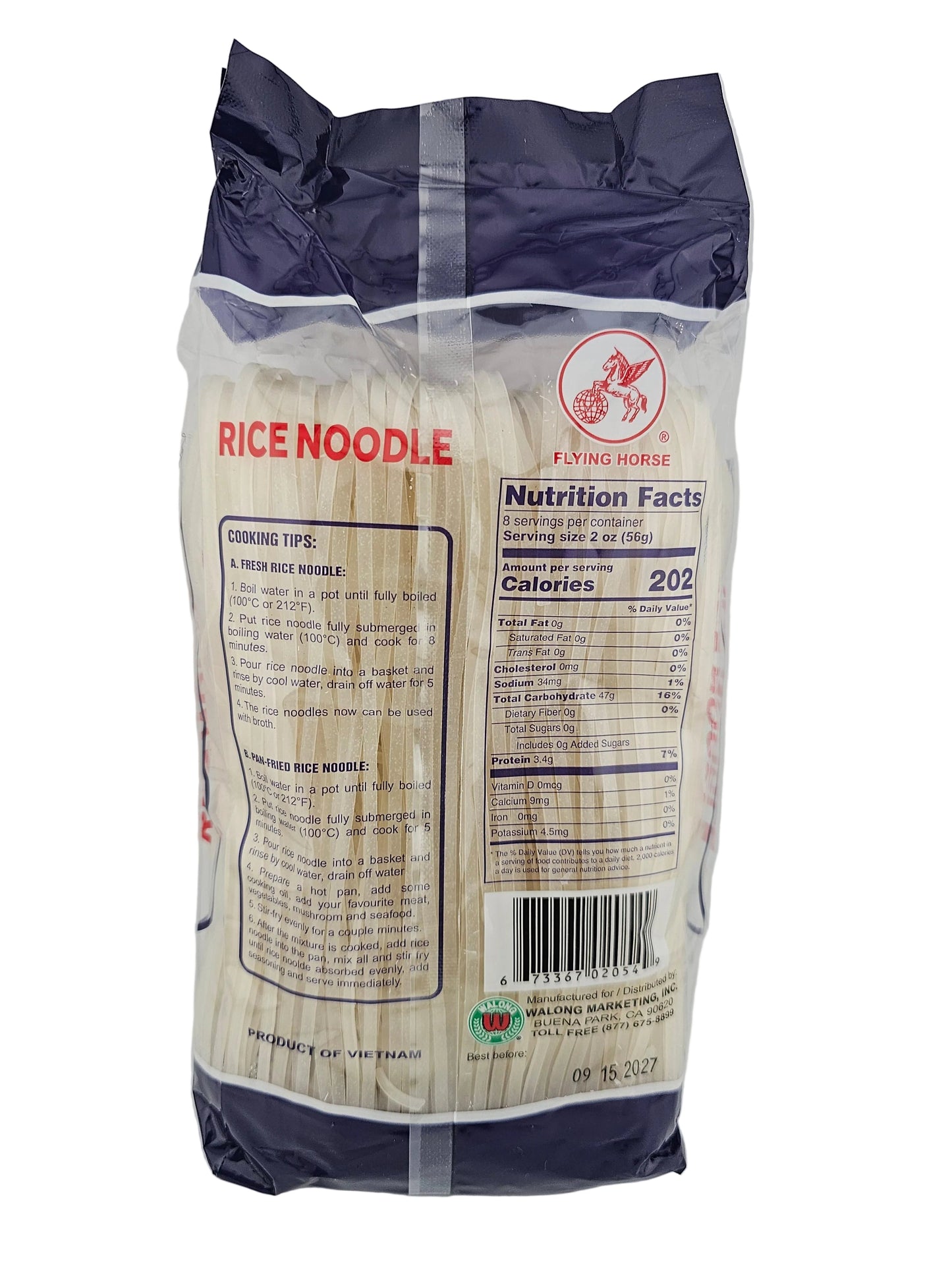 Flying Horse Rice Noodle 14 oz - Medium