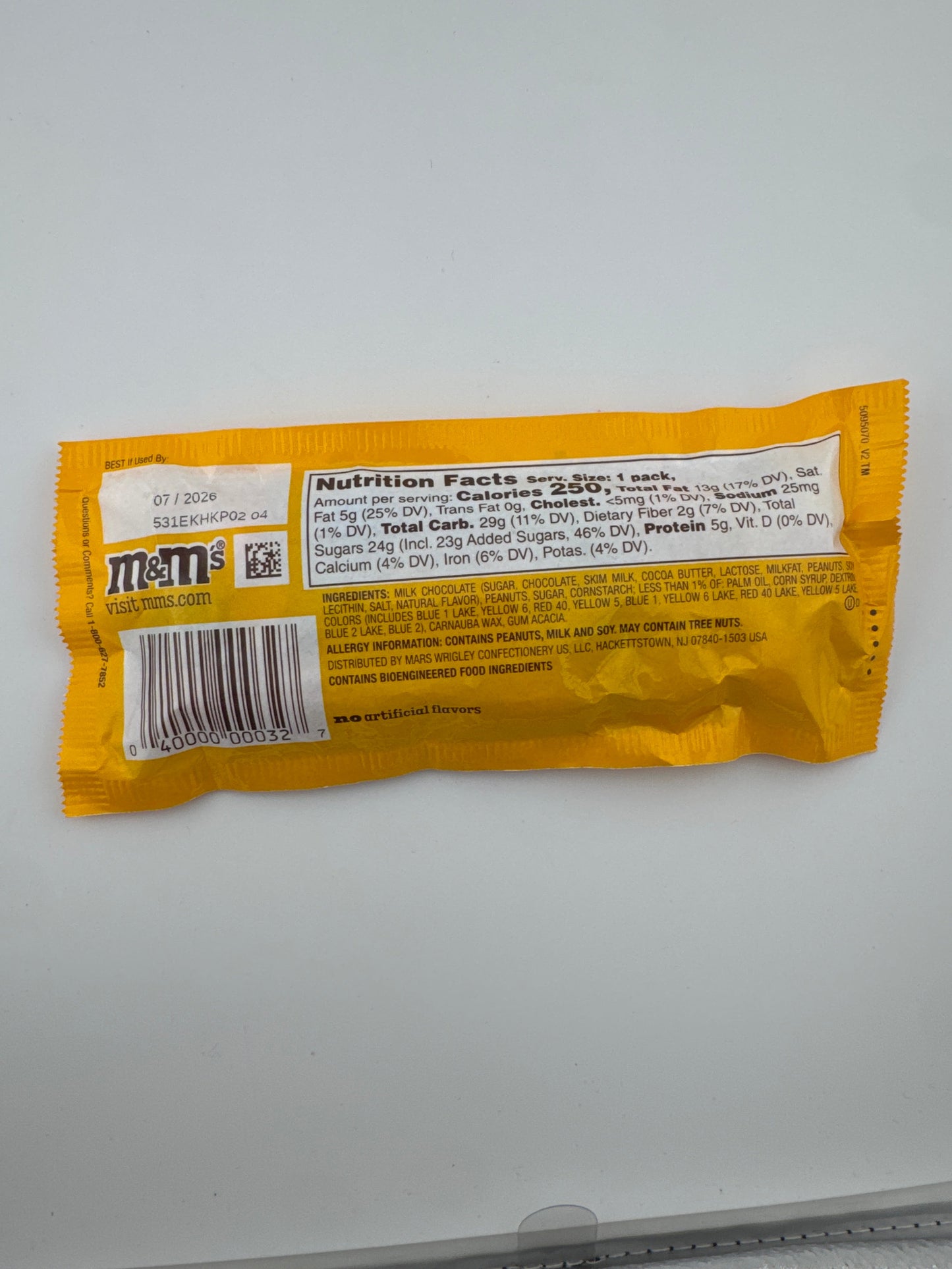 M&M's Peanut 1.74 oz