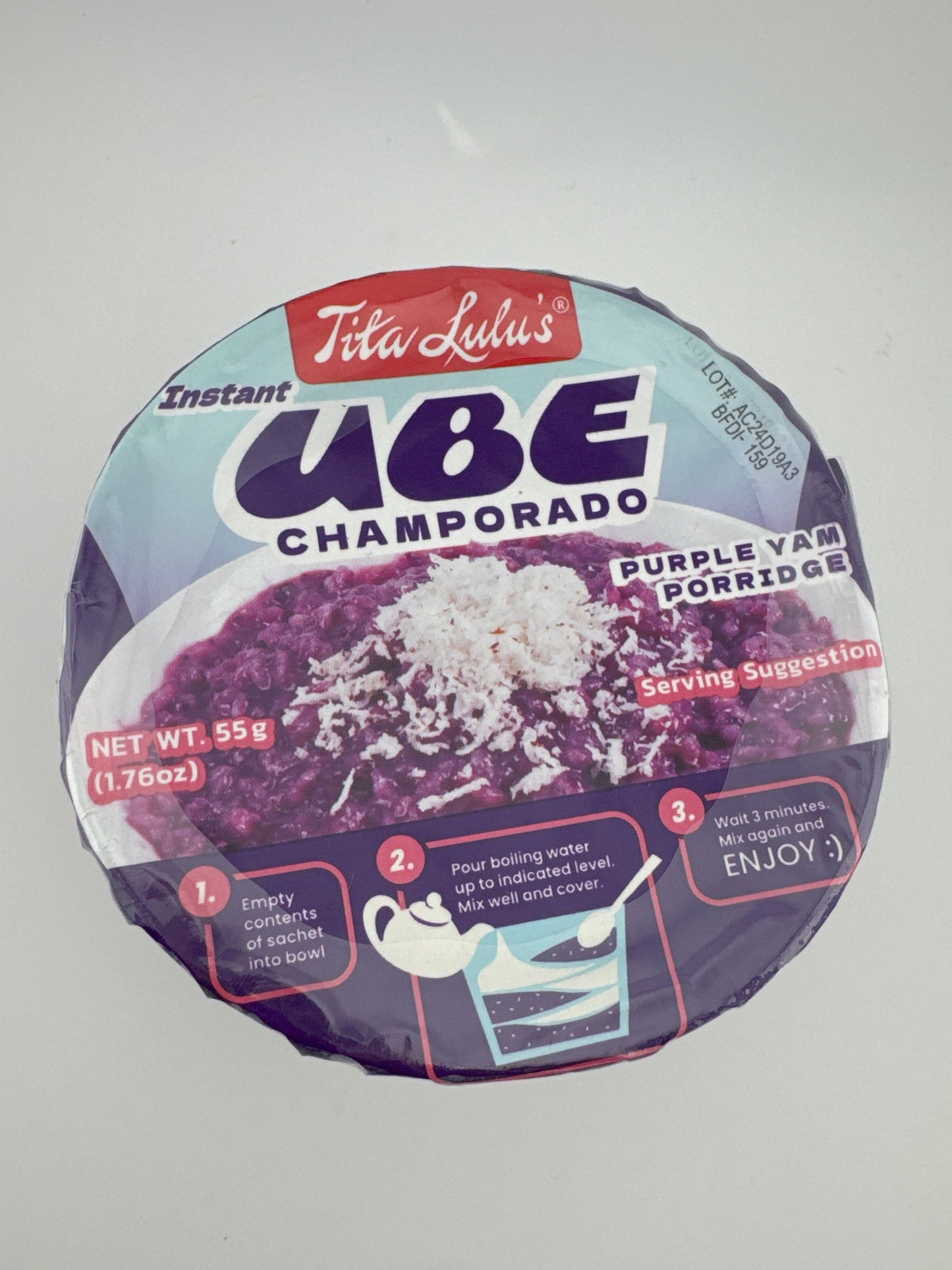 Tita Lulu's Ube Champorado