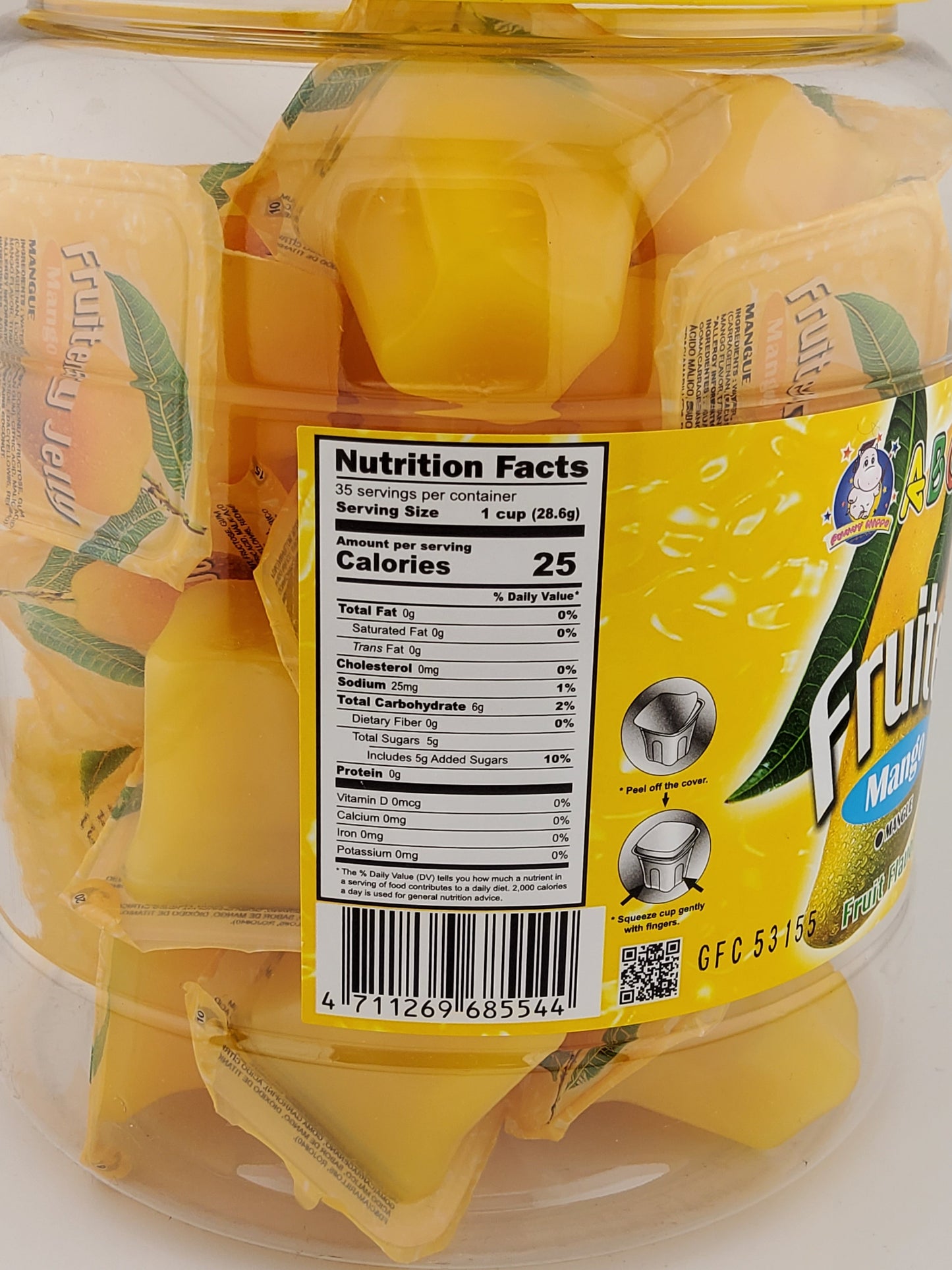 ABC Jelly Jar 35.27 oz MANGO