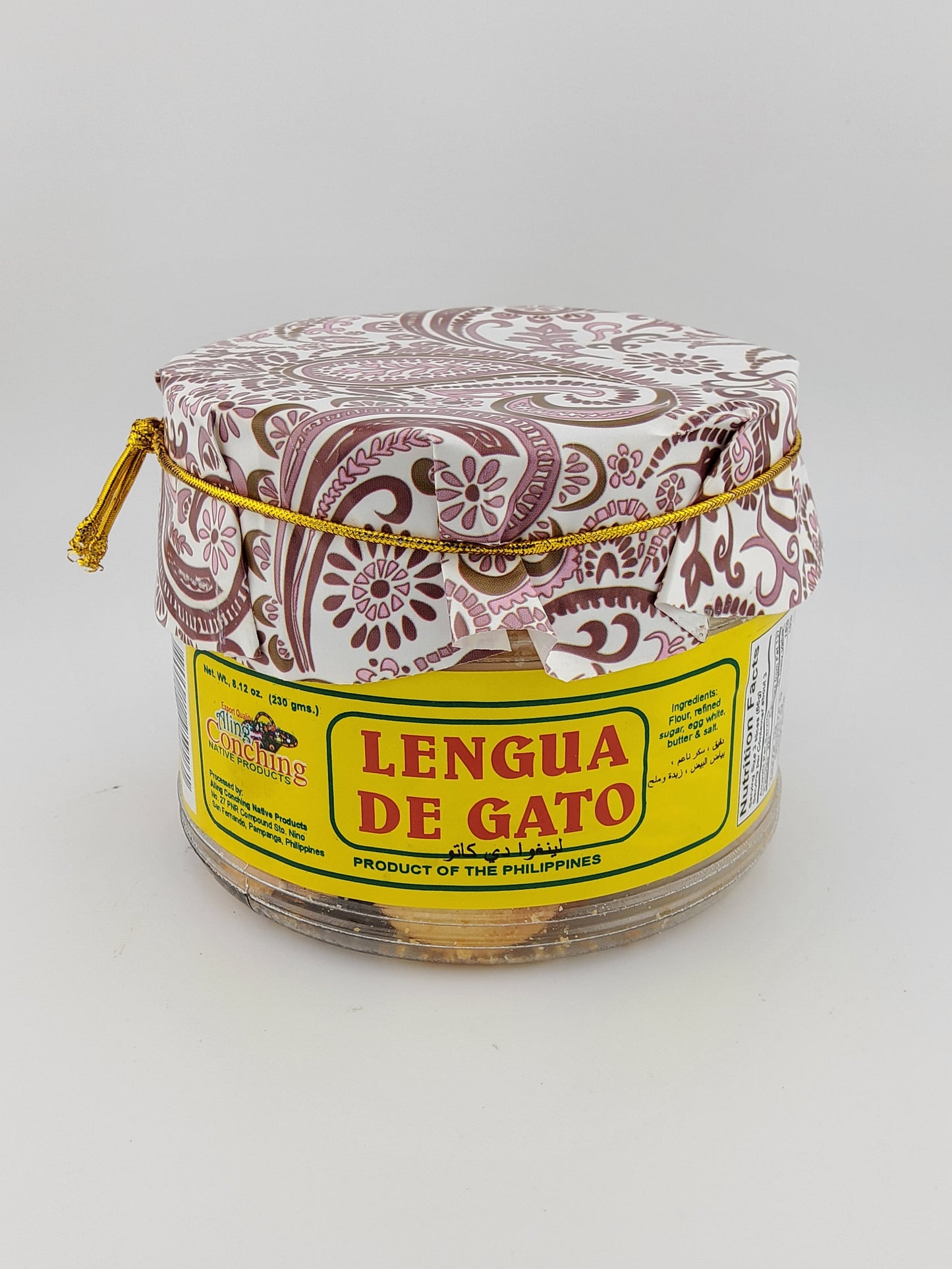 Aling Conching Lengua de Gato 230 g | 8.12 oz