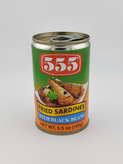 555 Fried Sardines w/ Black Beans 5.5 oz