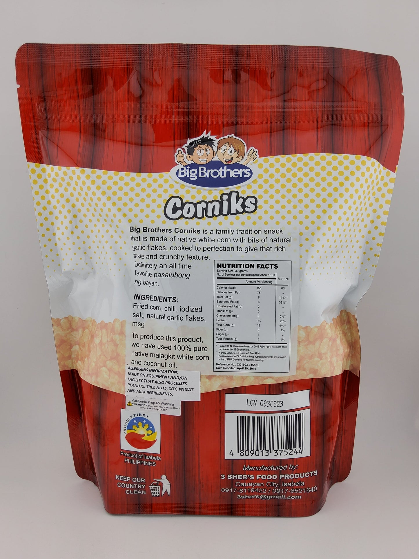 Big Brother Cornik Spicy 550g