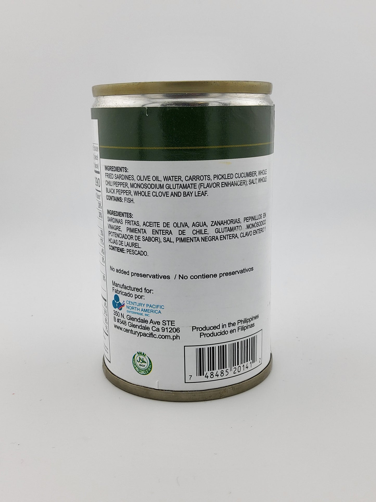 Century Sardines Olive Oil 5oz