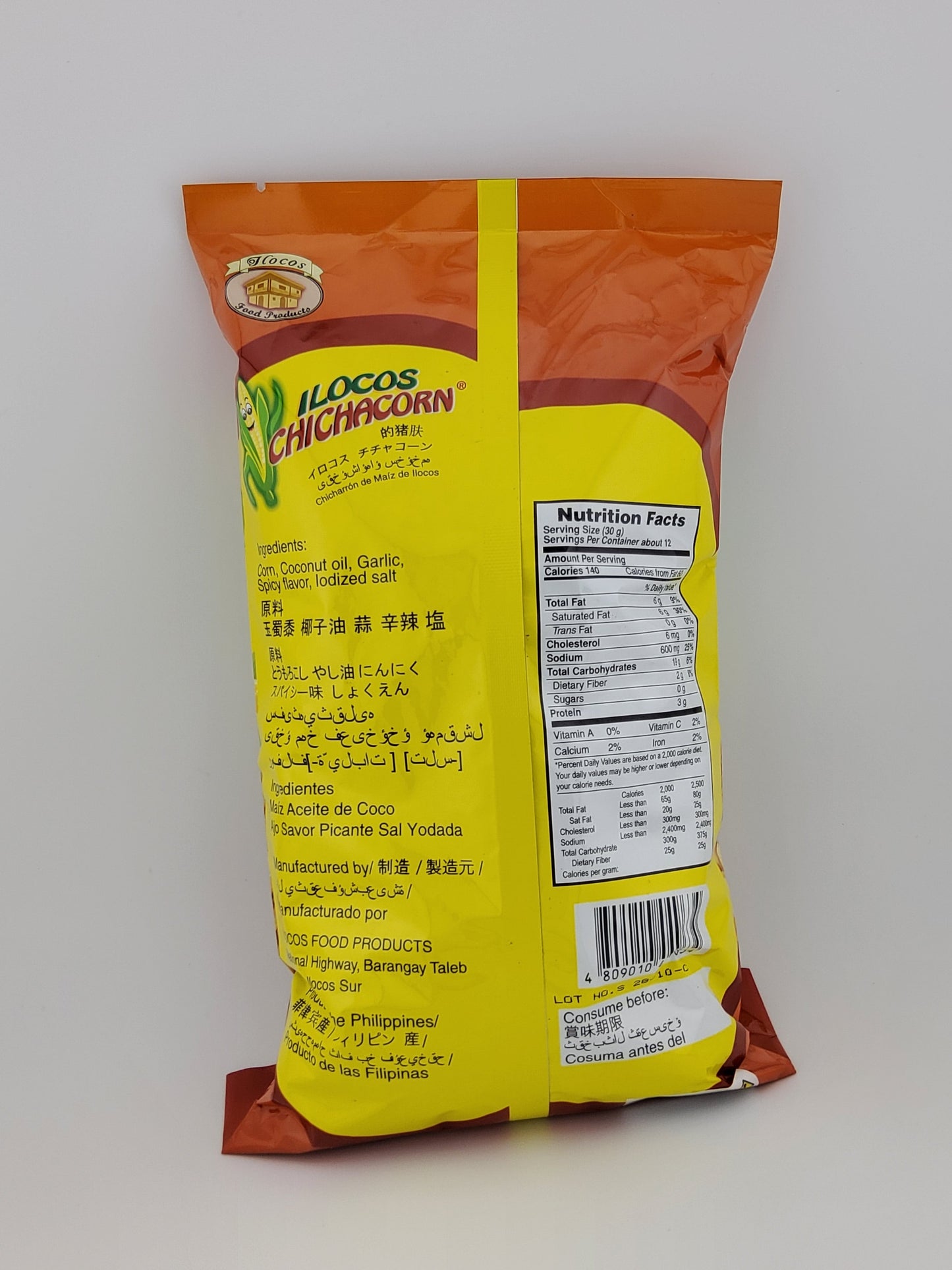 Ilocos Chichacorn Spicy 350g