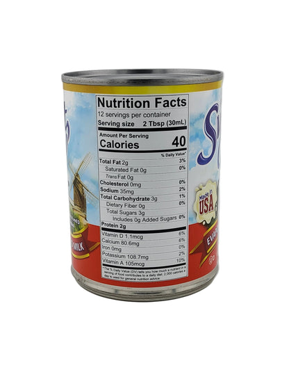 Jans Evaporated Milk 12 oz