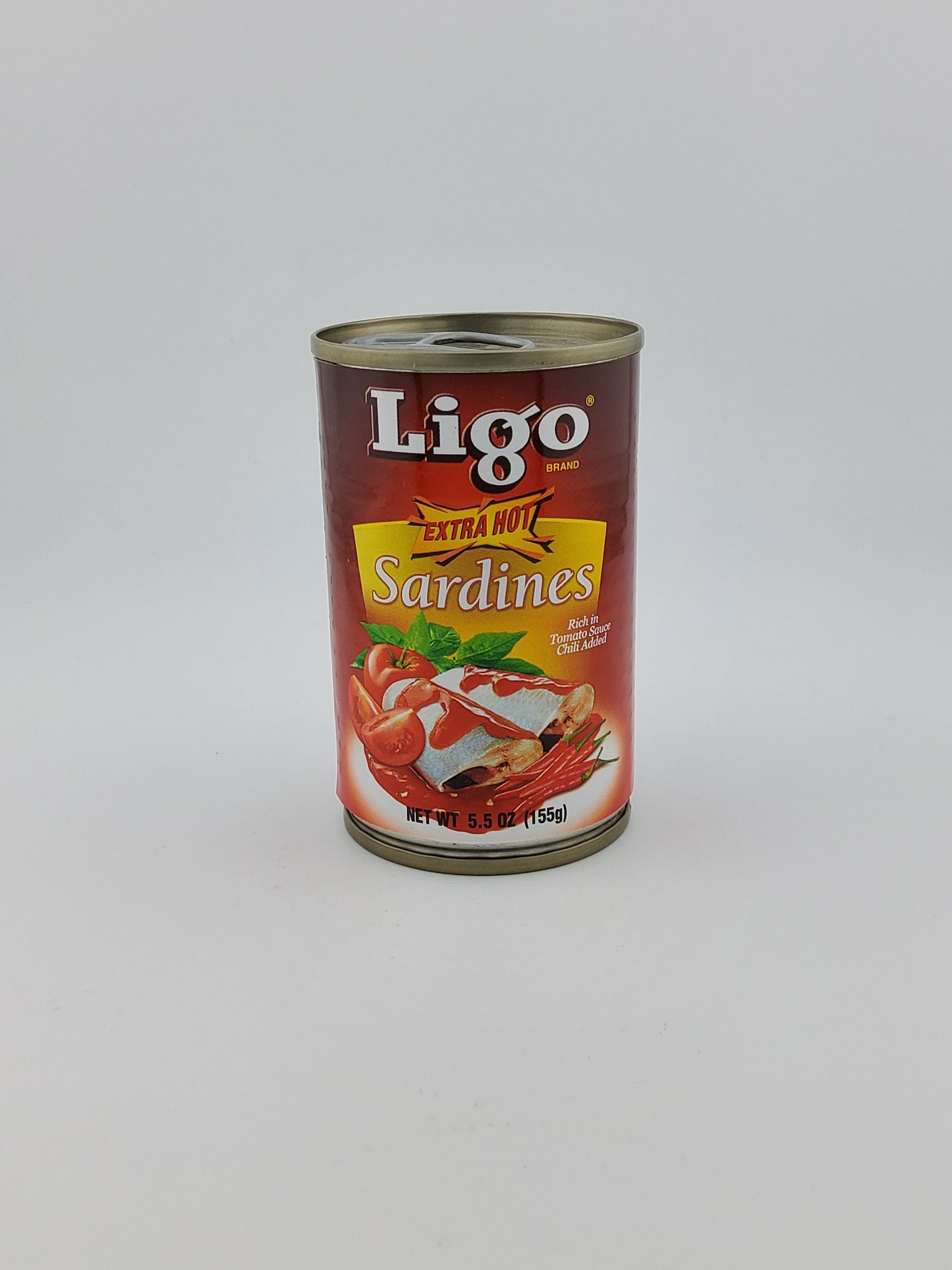 Ligo Sardines Extra Hot 5.5 oz