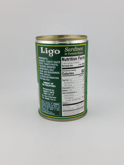 Ligo Sardines Tomato 15 oz
