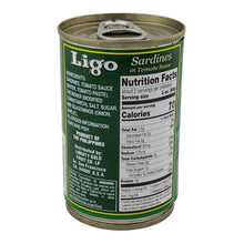 Ligo Sardines in Tomato Sauce (Green) 5.5 oz | 155 g