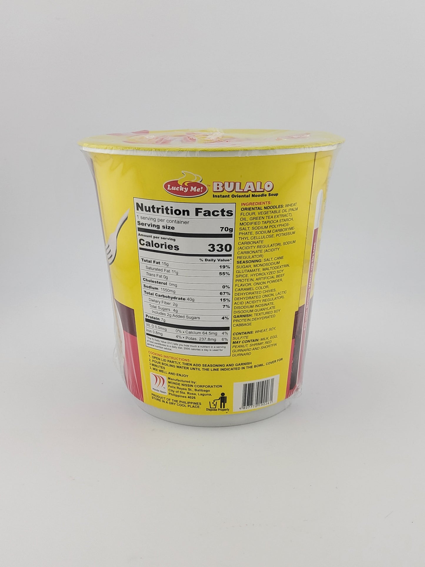 Lucky Me Supreme Bowl - Bulalo 2.47 oz