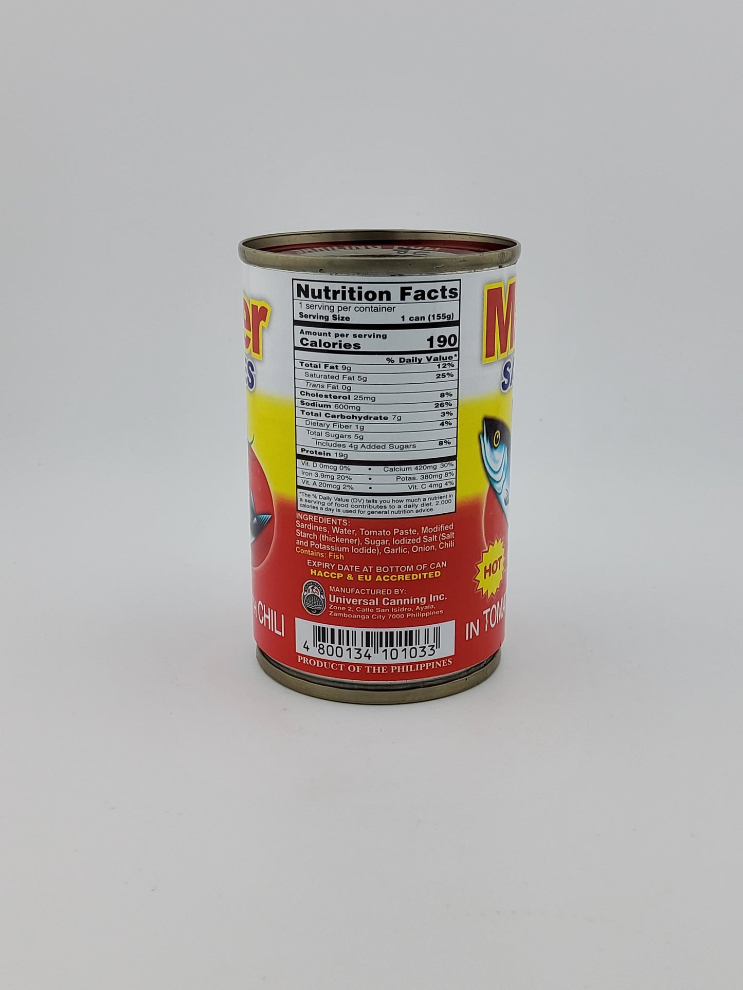 Master Sardines Hot 5 oz