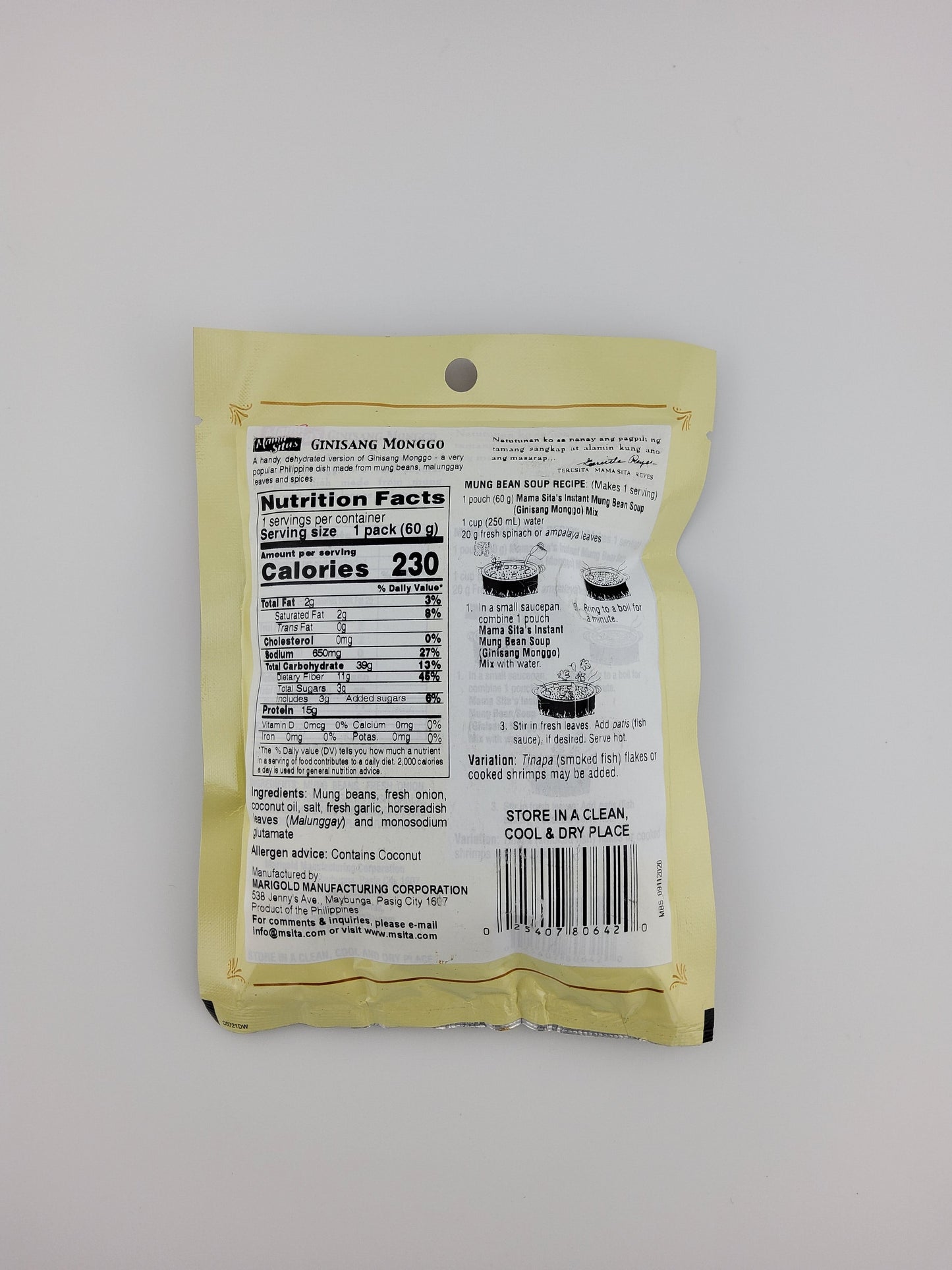 MS Ginisang Monggo 2.12 oz