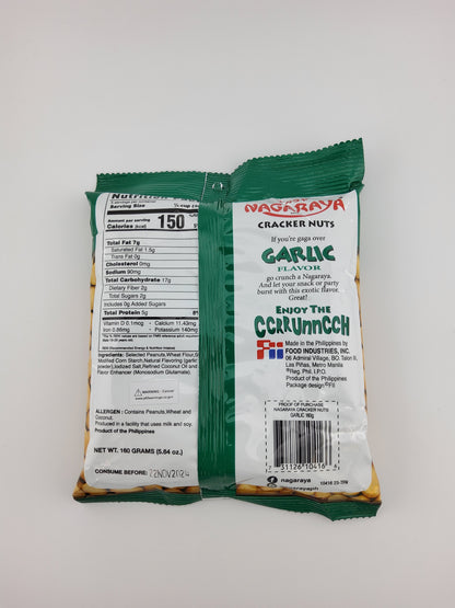 Nagaraya Nuts Garlic 5.64 oz