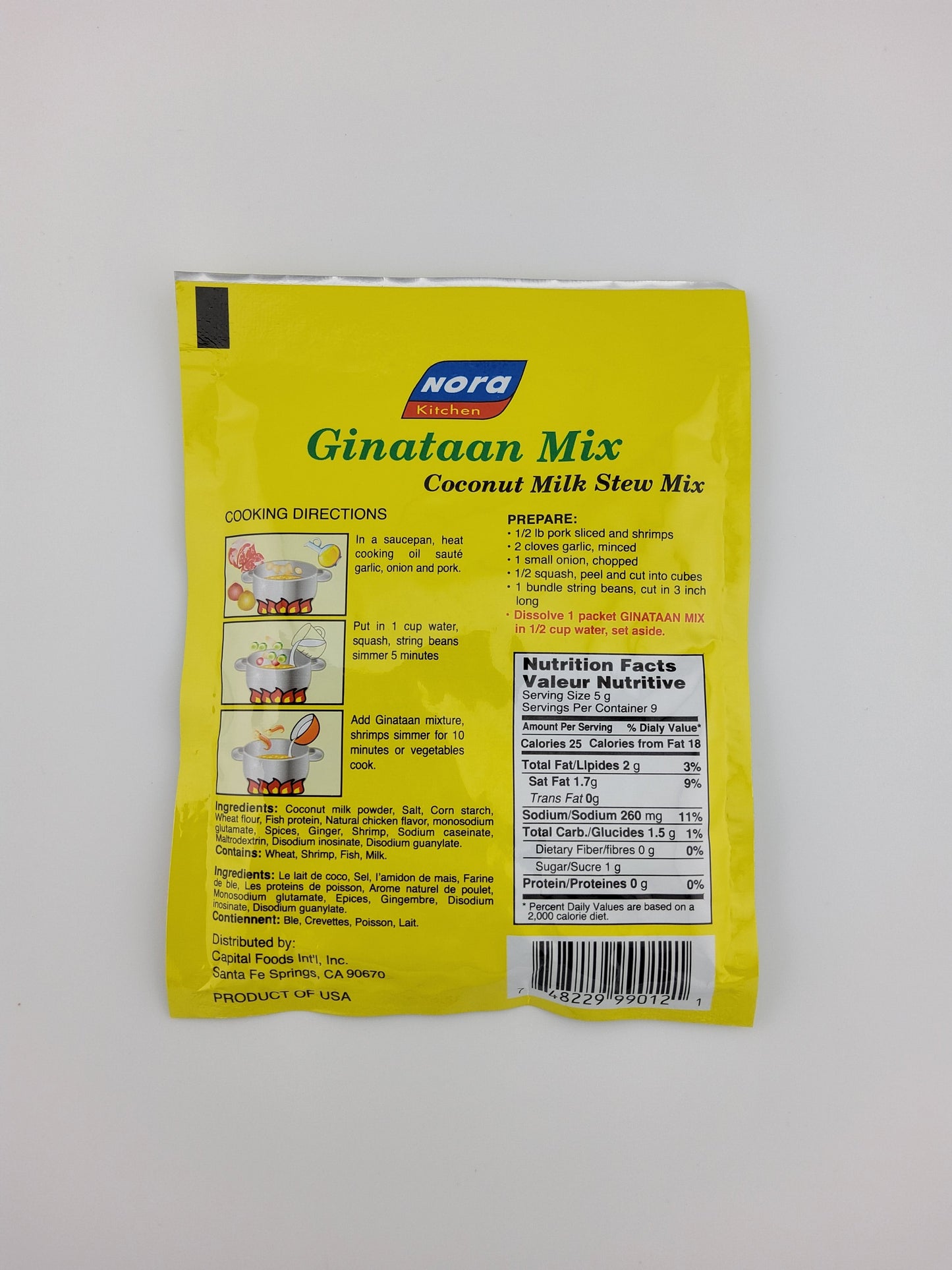 Nora Ginataan Coconut Milk 45g