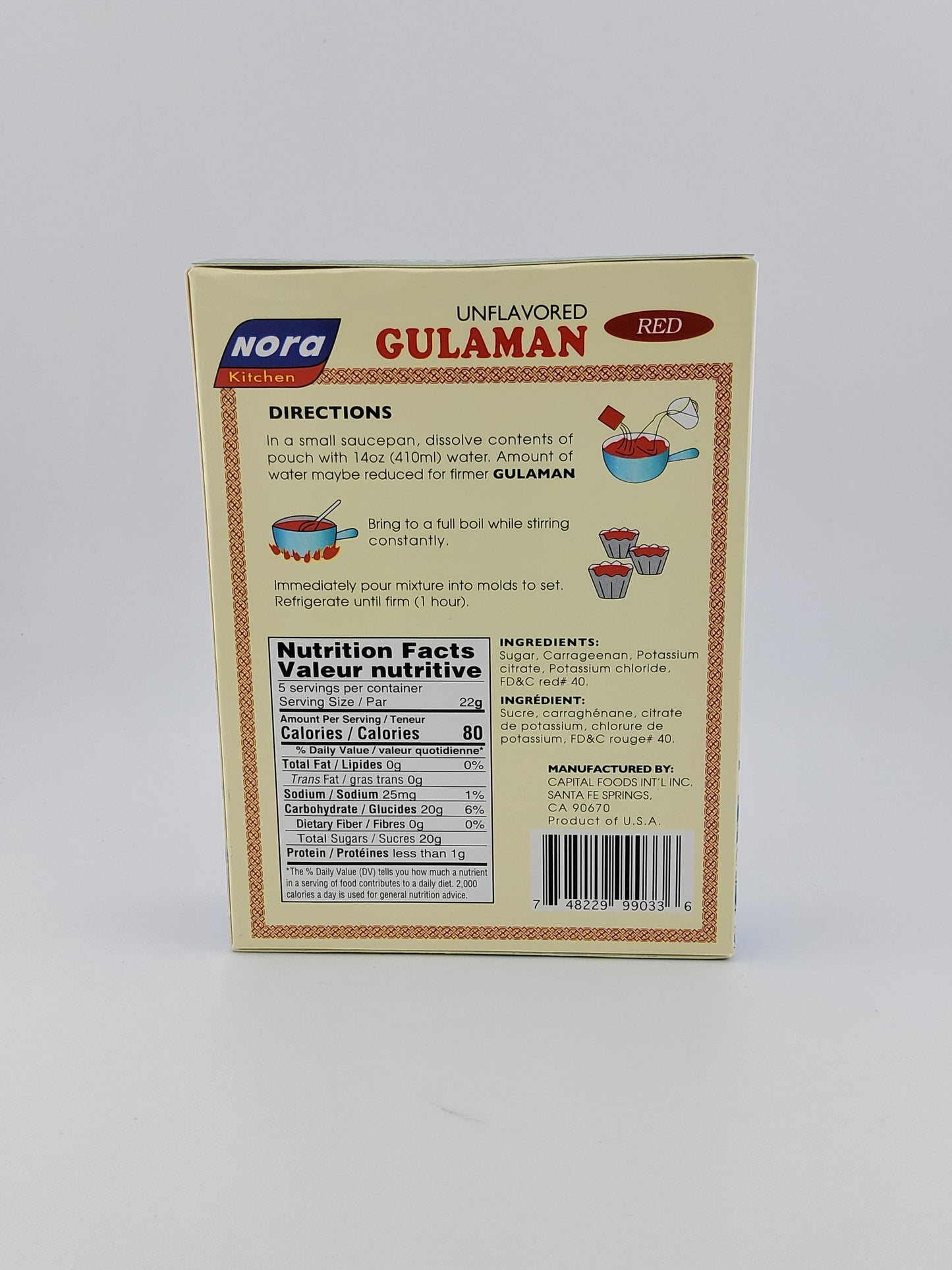 Nora Gulaman Red 90 g