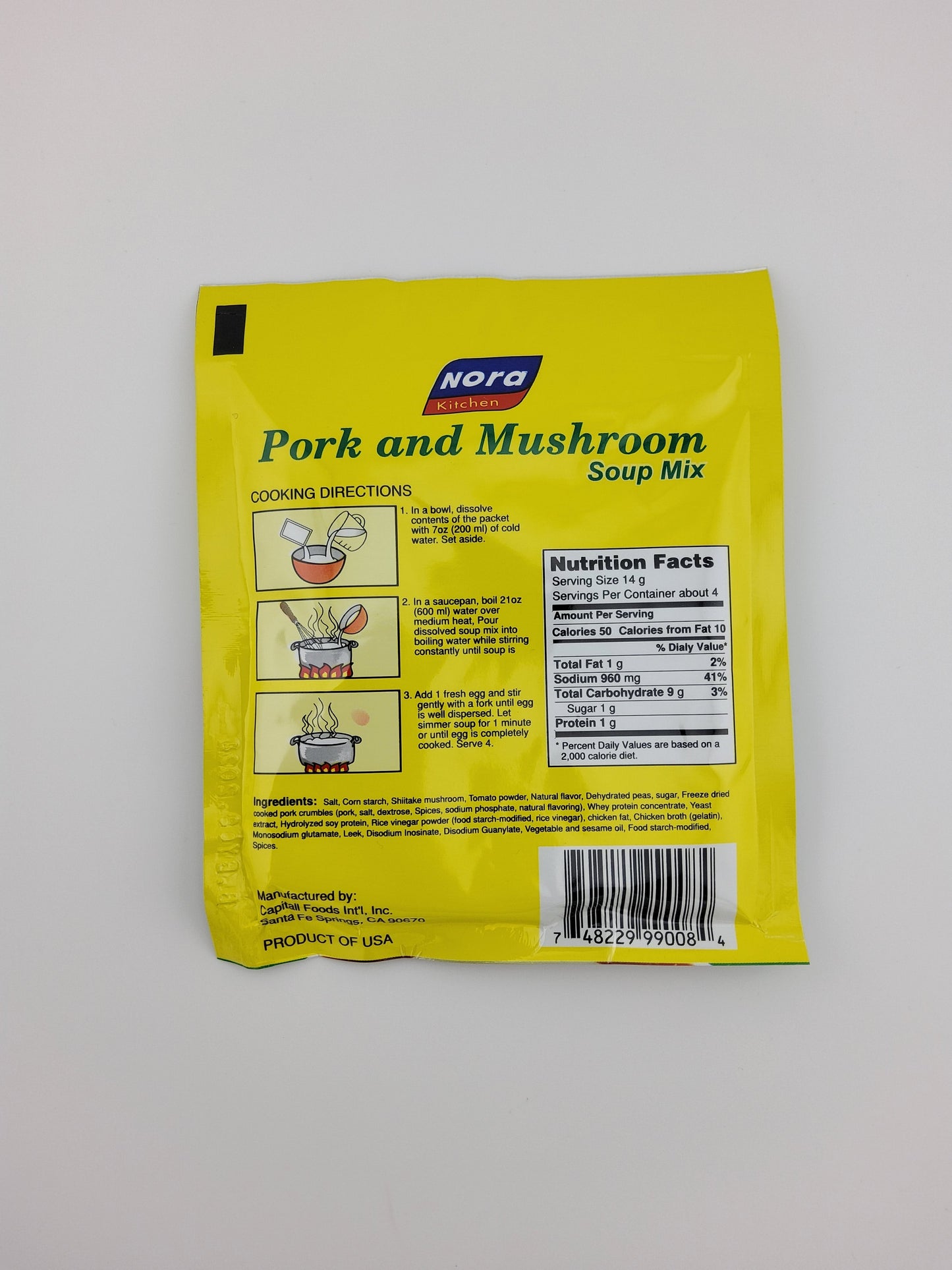 Nora Pork & Mushroom 1.9oz