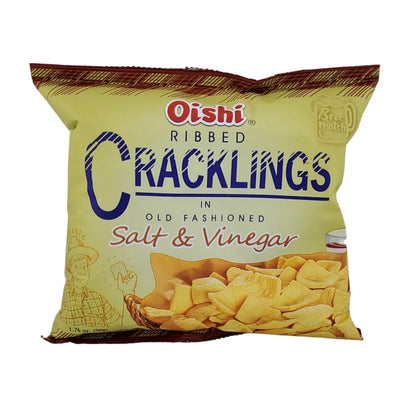Oishi Cracklings Salt & Vinegar 1.76 oz
