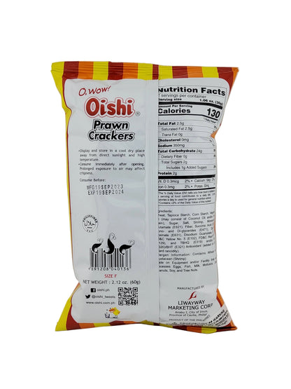 Oishi Prawn Crackers Reg 2oz