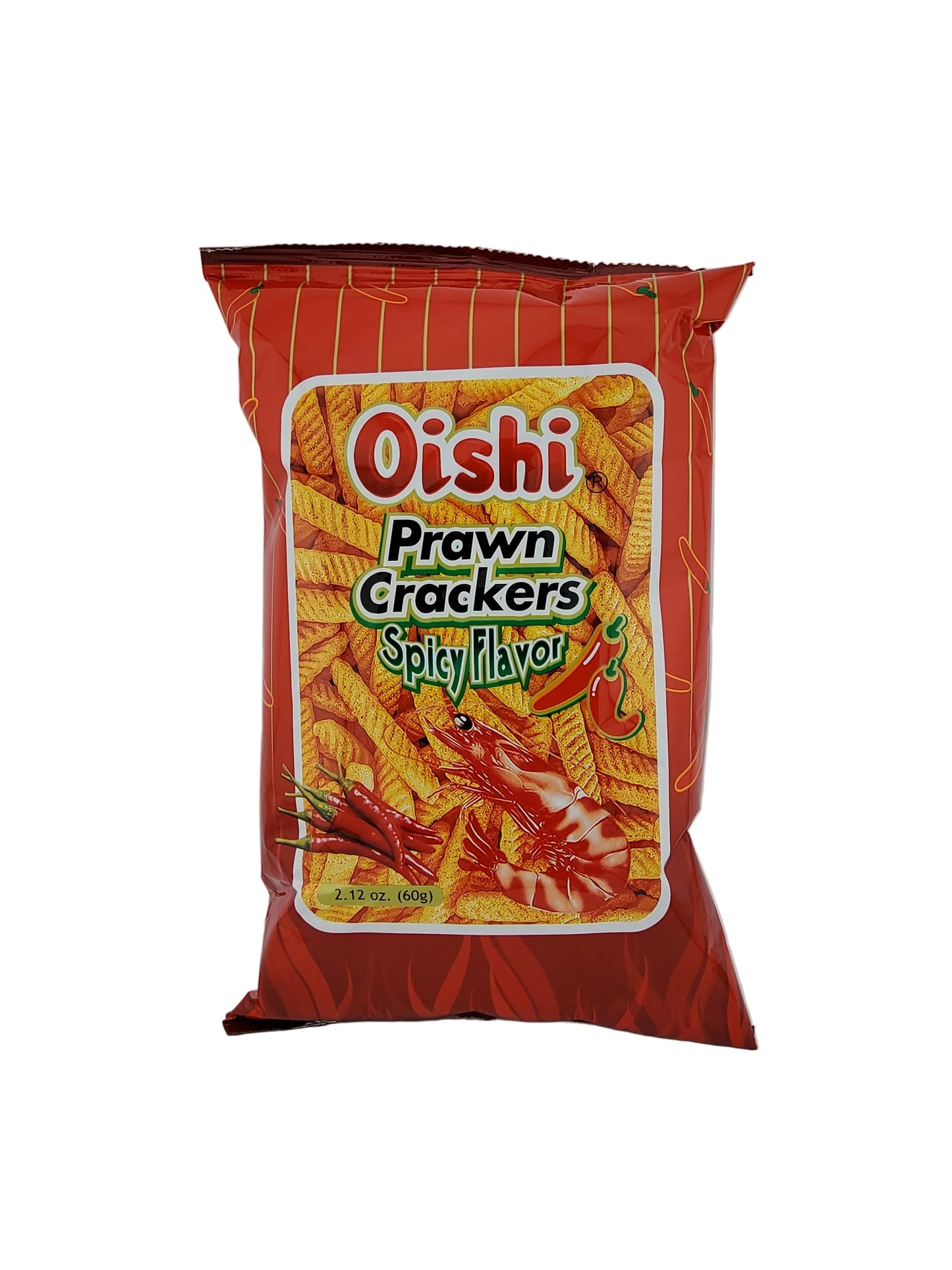 Oishi Prawn Crackers Spicy 2oz
