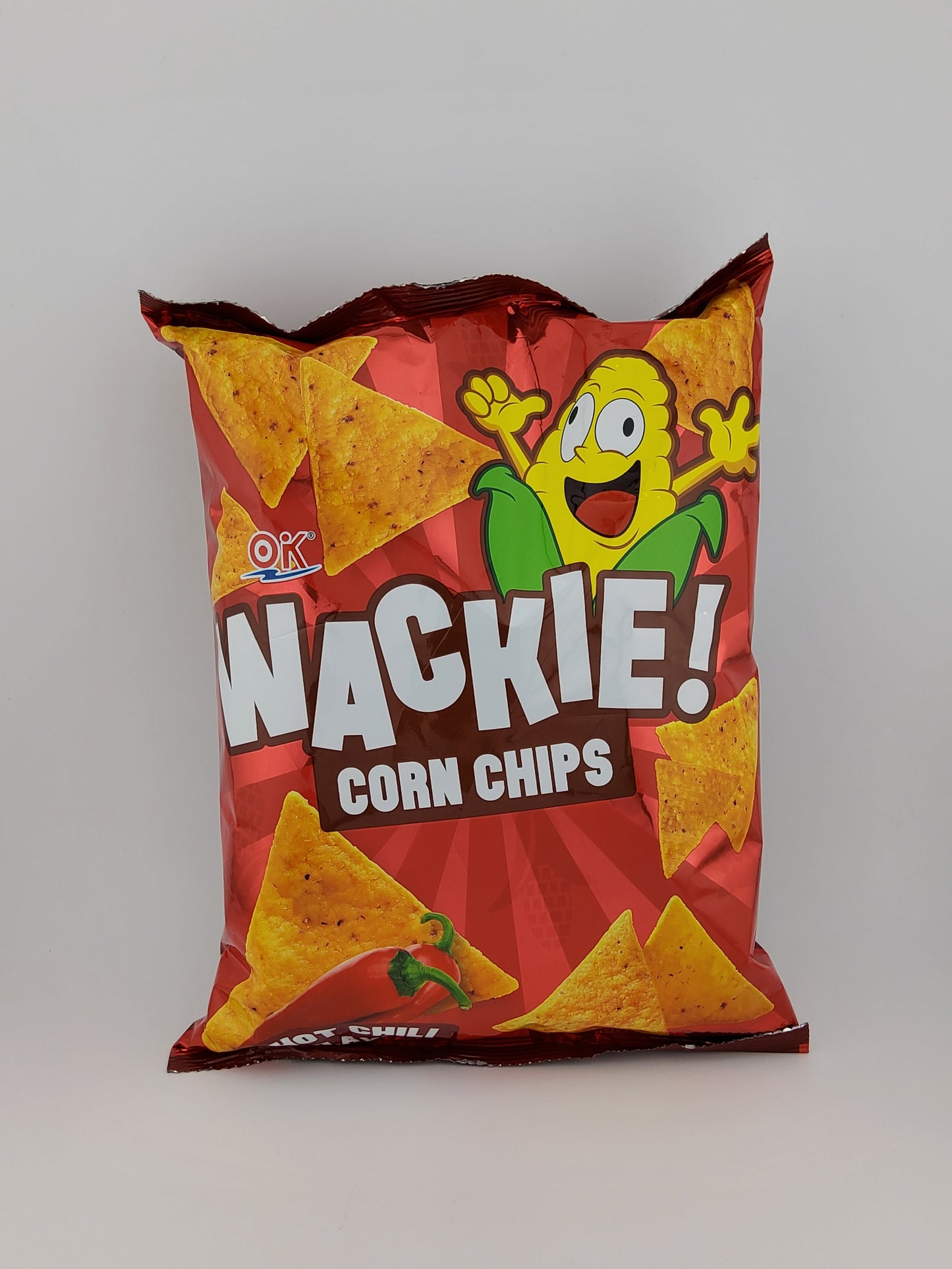 OK Wackie Chips 100g Hot Chili