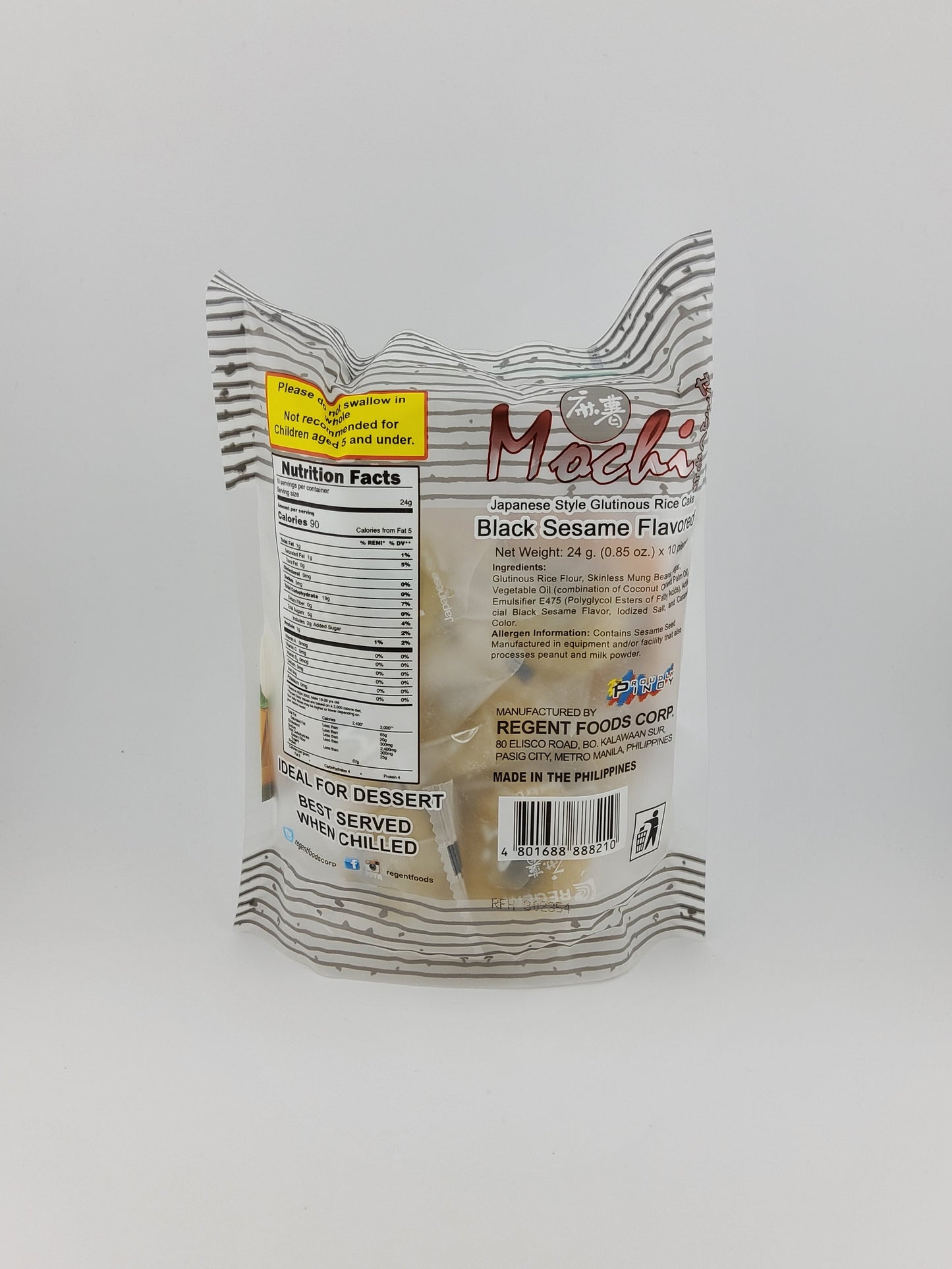 Regent Mochi Black Sesame 10pc