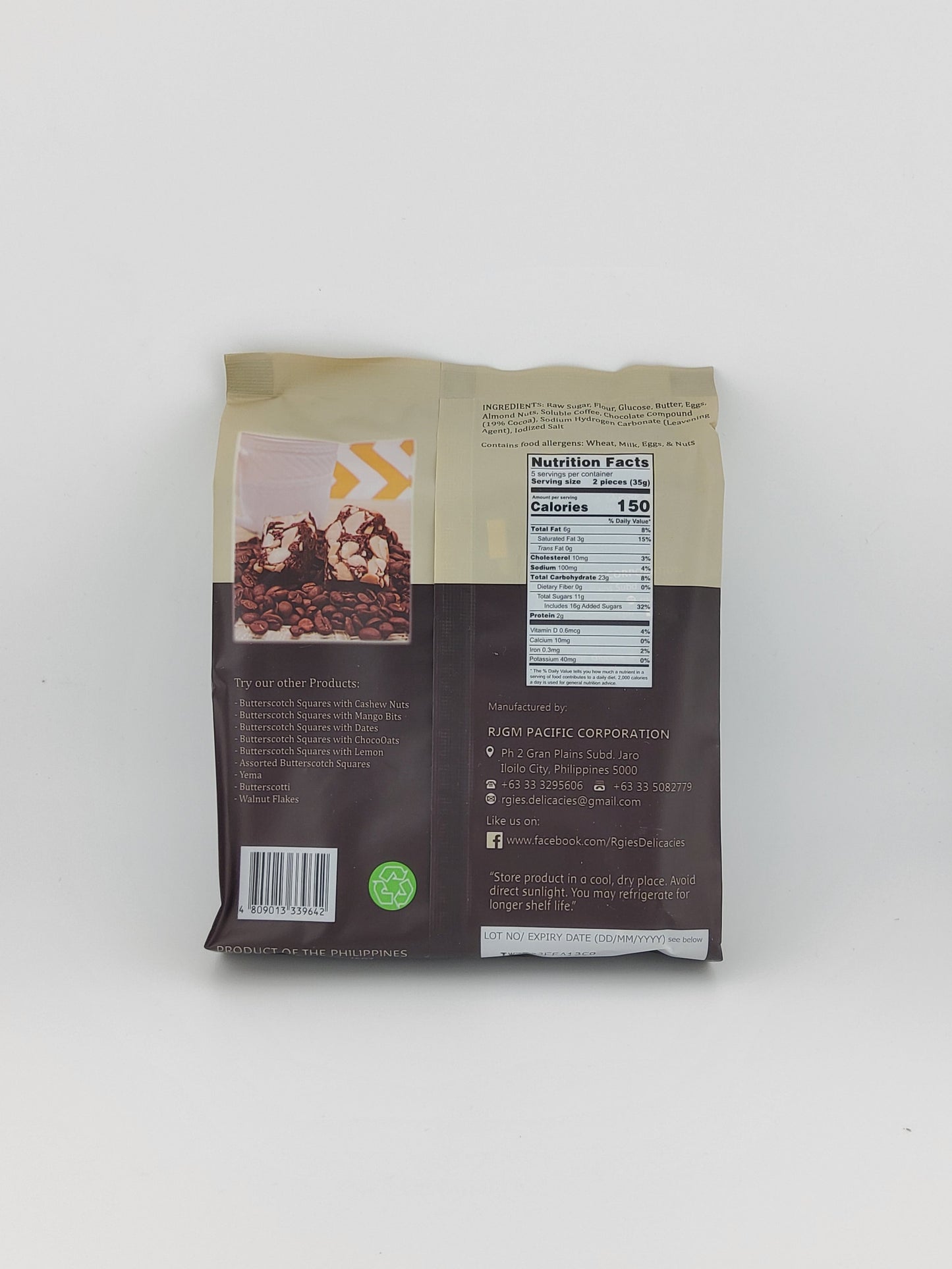 Rgies Coffeescotch Almond 170g