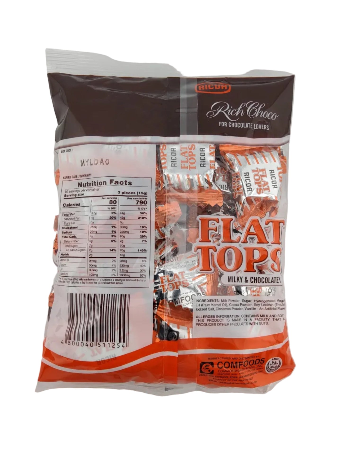 Ricoa Flat Tops 5.29 oz