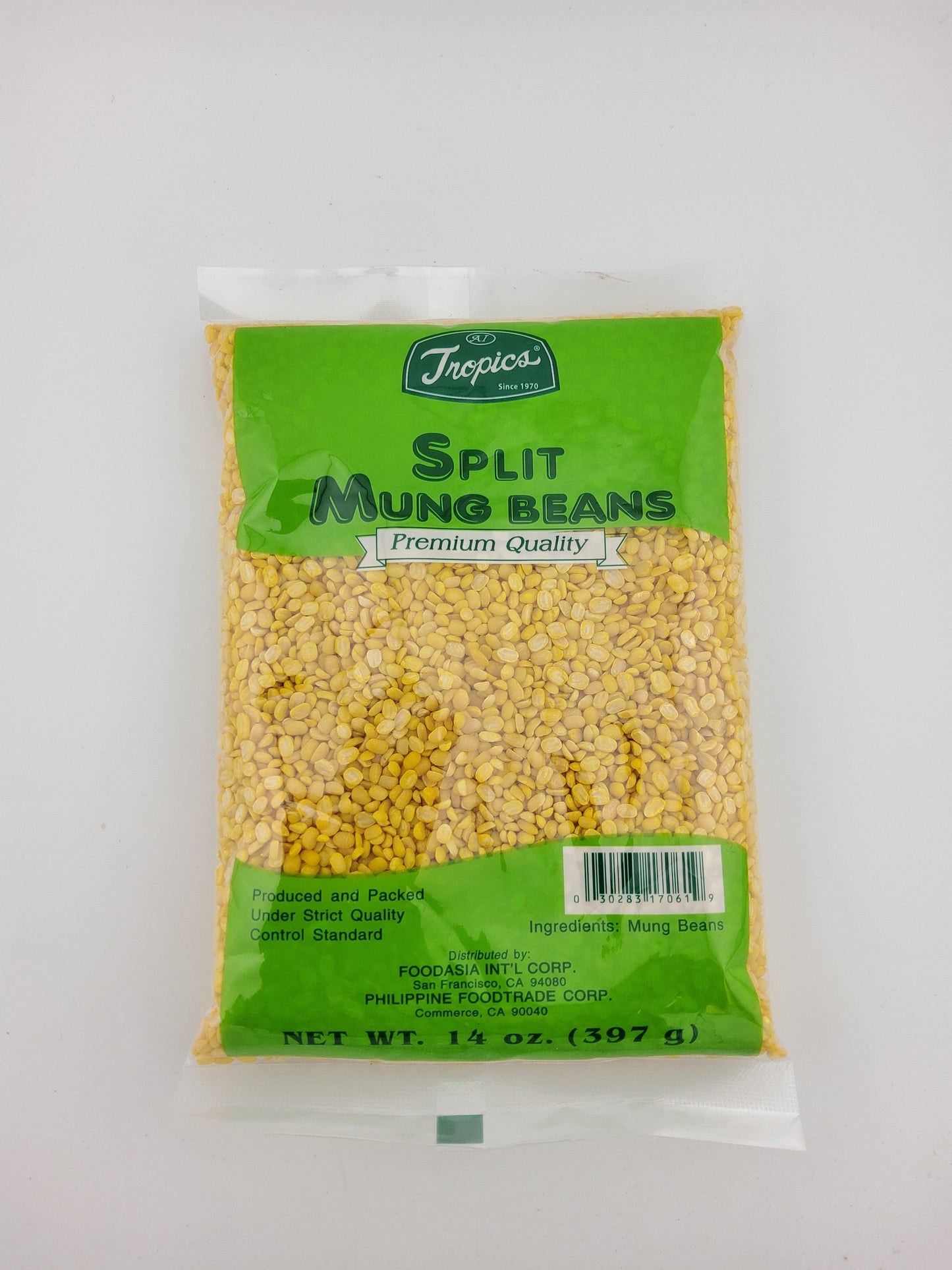 Tropics Split Yellow Mung Bean 397 g