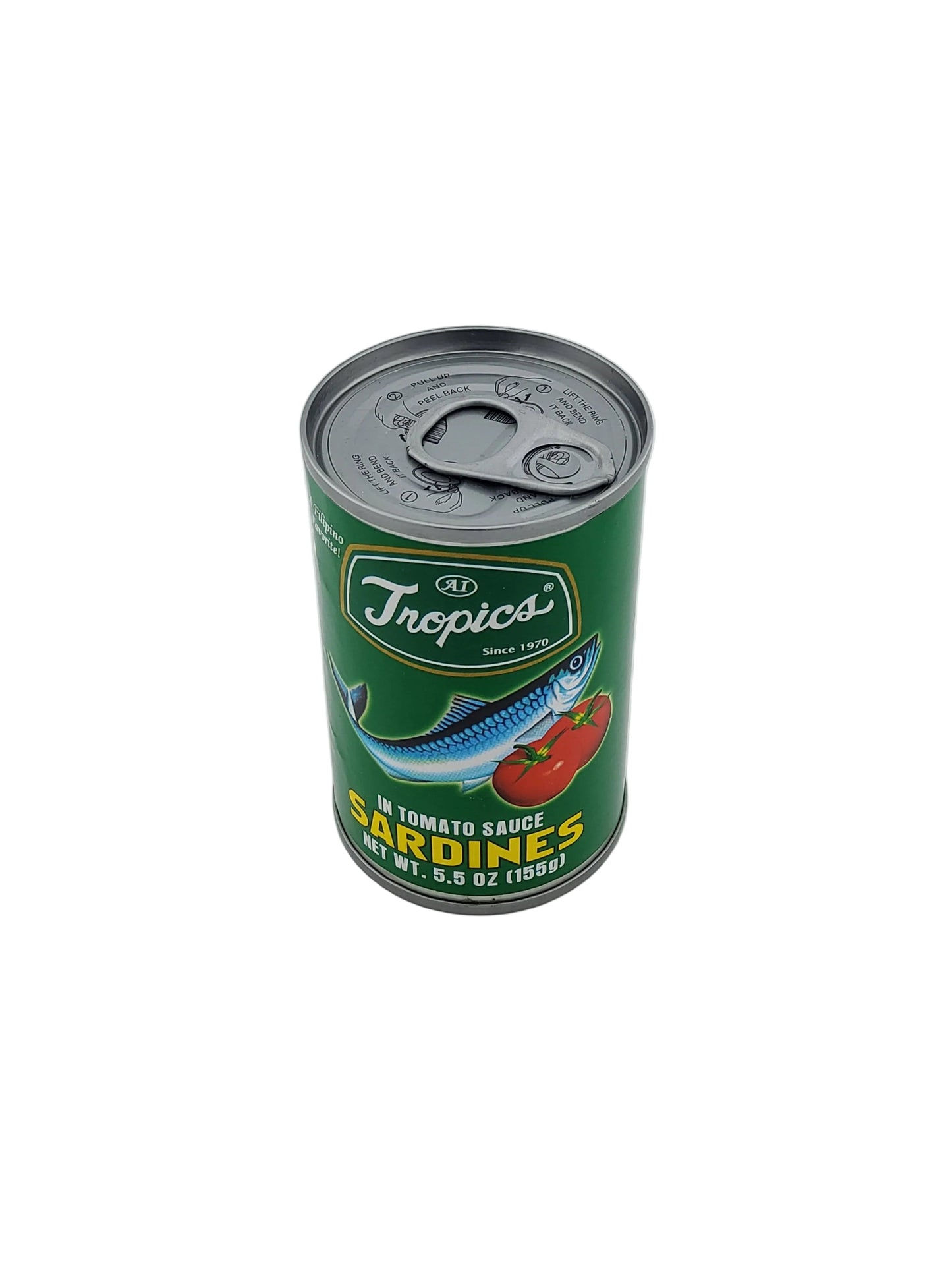 Tropics Sardines Tomato 5.5 oz