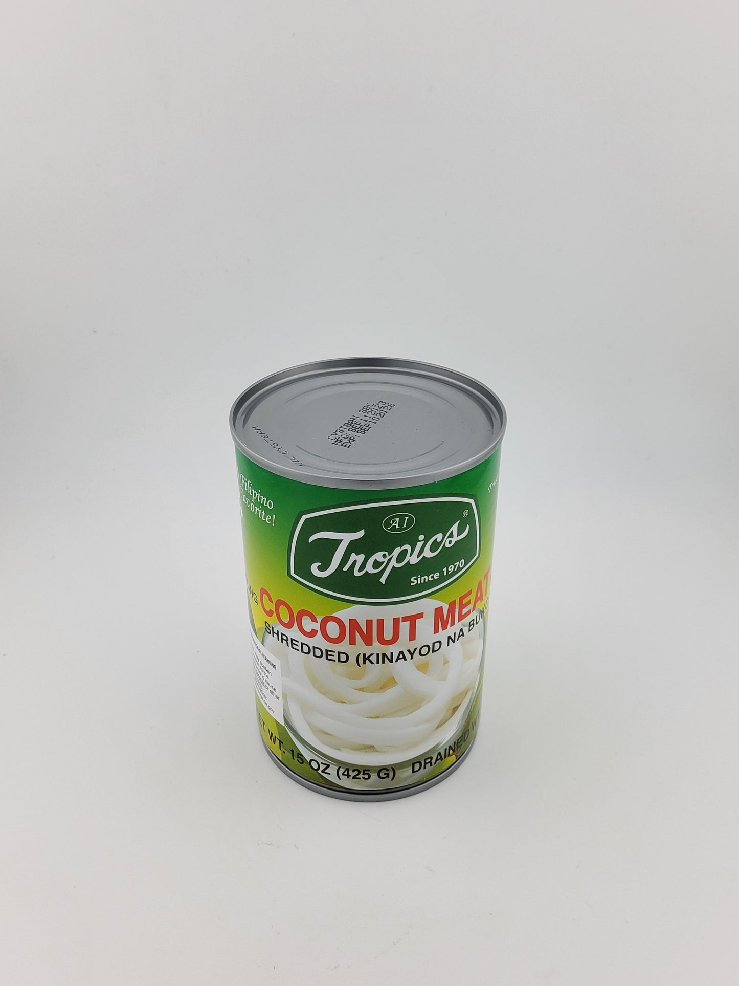 Tropics Shredded Young Coconut Meat Strip 425 g
