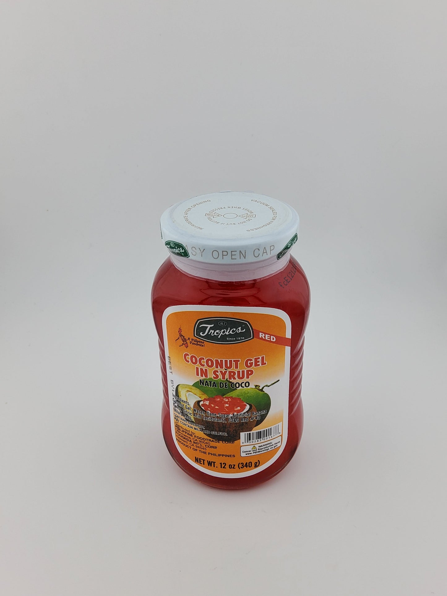 Tropics Coconut Gel Red 340 g
