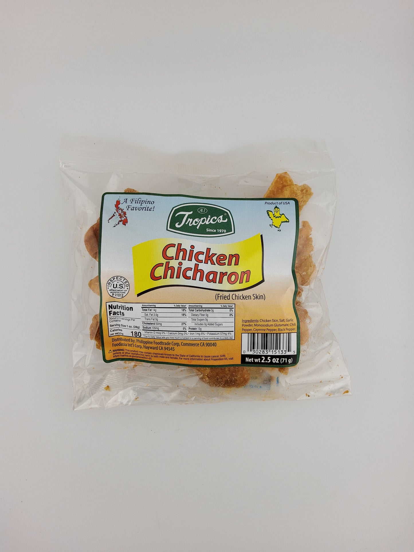 Tropics Chicken Chicharon 71 g